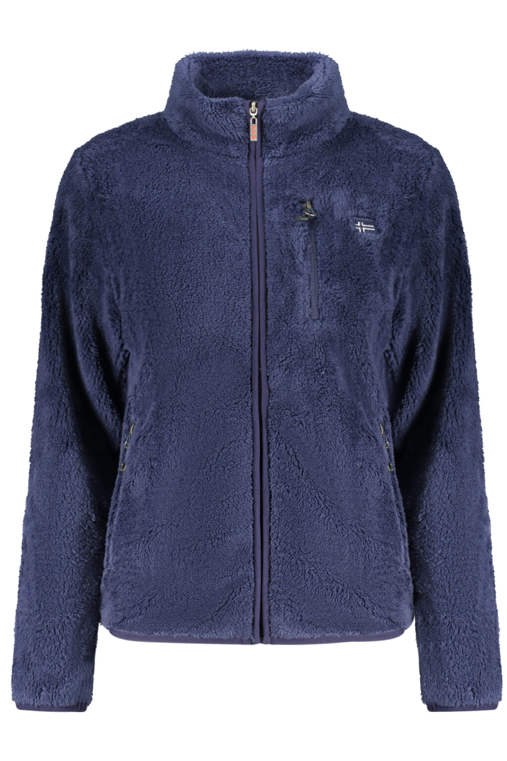 NORWAY 1963 moteriškas mėlynas džemperis su užtrauktuku