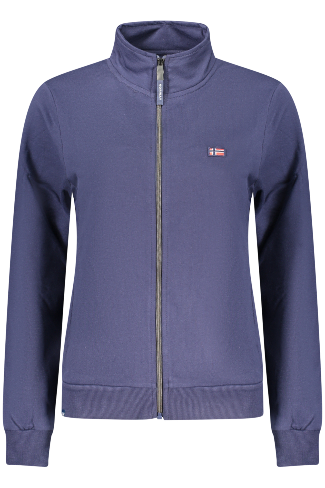 NORWAY 1963 WOMEN'S BLUE ZIP-UP SWEATSHIRT NORWAY 1963 WOMEN'S BLUE ZIP-UP SWEATSHIRT