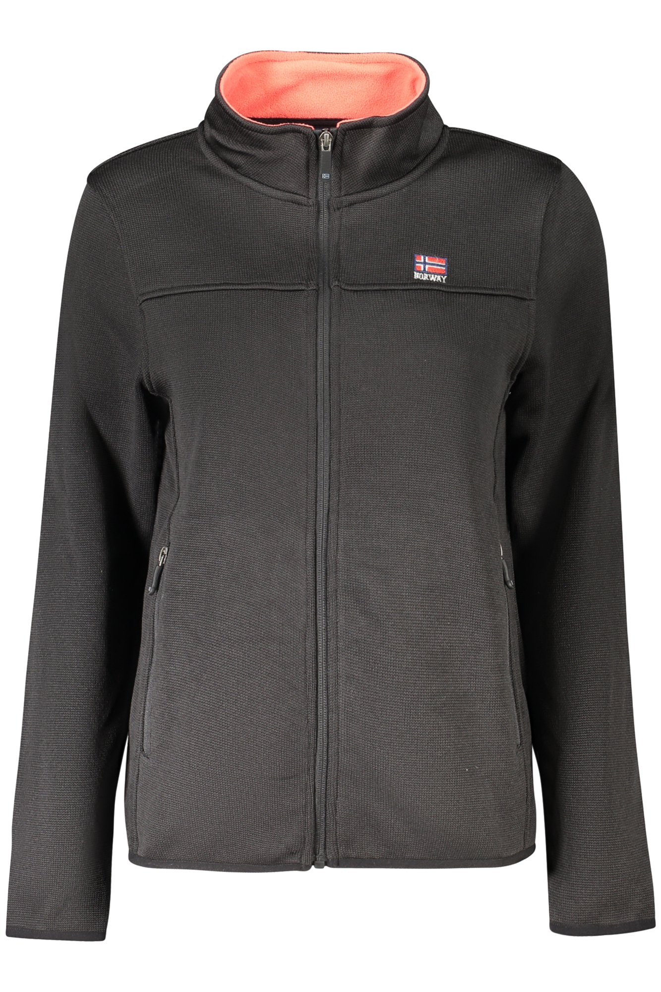 NORWAY 1963 WOMEN'S BLACK ZIP-UP SWEATSHIRT NORWAY 1963 WOMEN'S BLACK ZIP-UP SWEATSHIRT