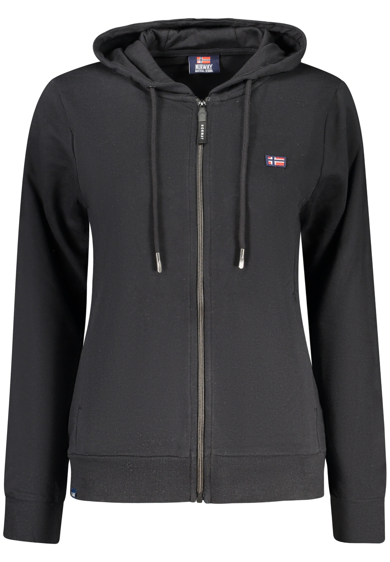 NORWAY 1963 WOMEN'S BLACK ZIP-UP SWEATSHIRT