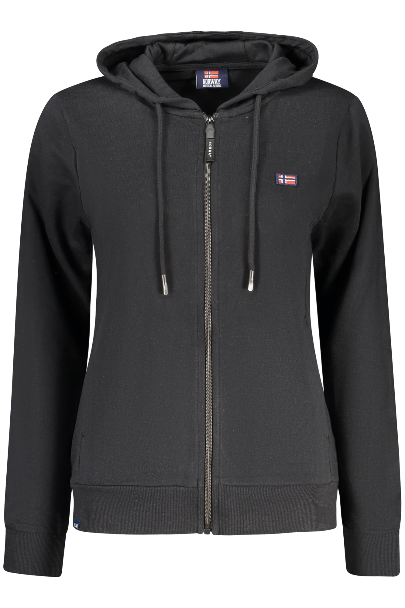 NORWAY 1963 WOMEN'S BLACK ZIP-UP SWEATSHIRT NORWAY 1963 WOMEN'S BLACK ZIP-UP SWEATSHIRT