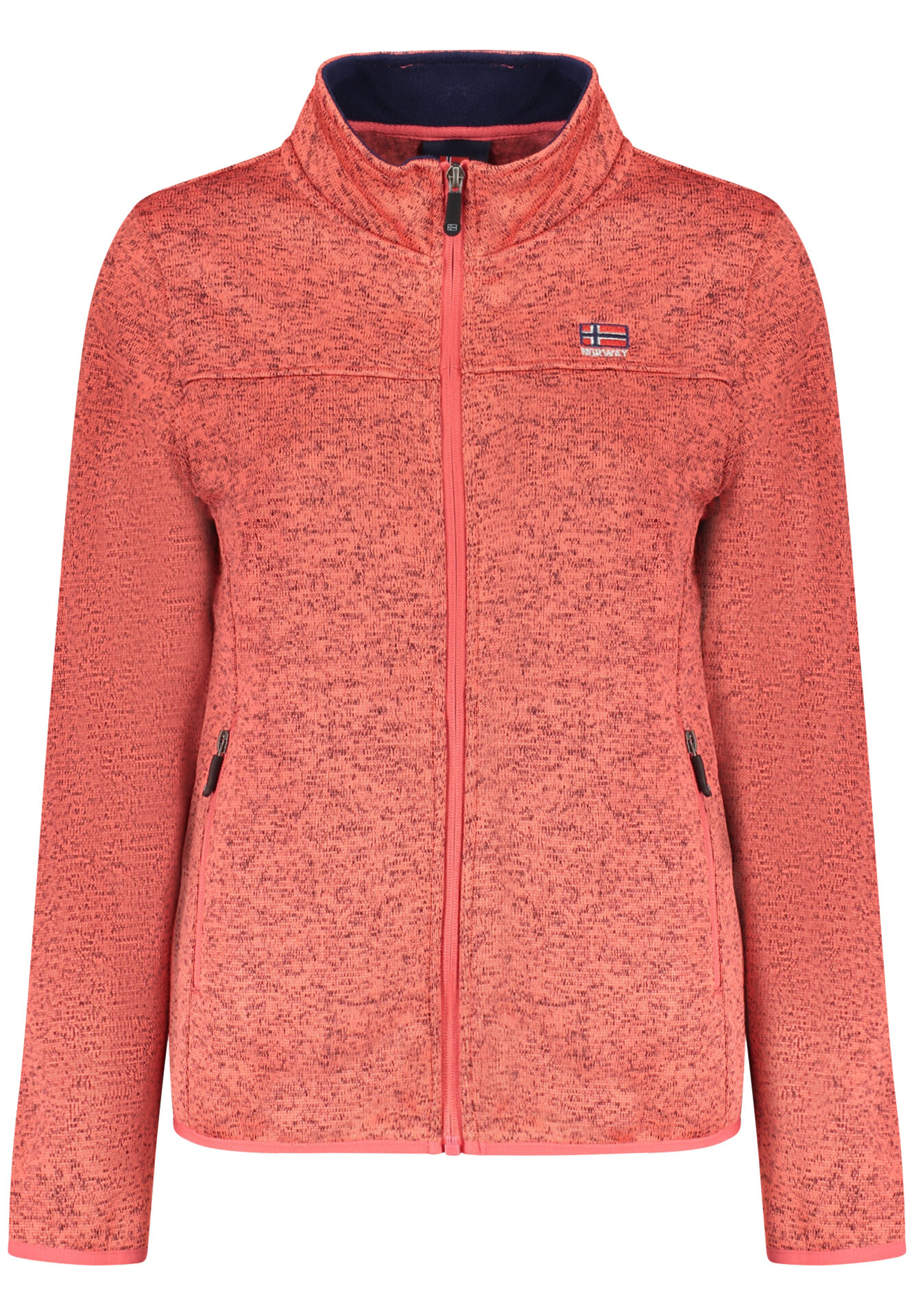 NORWAY 1963 WOMEN'S PINK ZIP-UP SWEATSHIRT