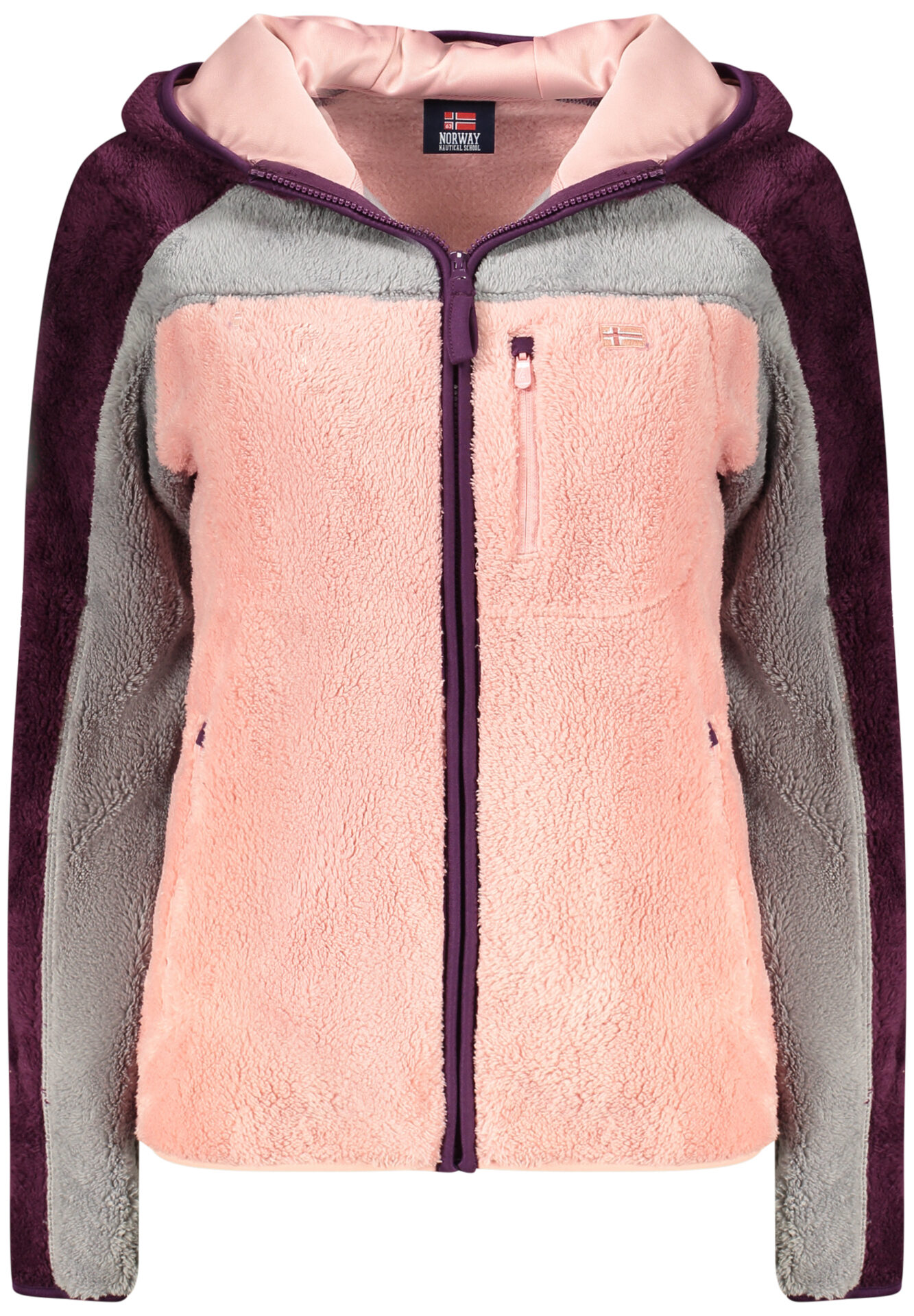 NORWAY 1963 WOMEN'S PINK ZIP-UP SWEATSHIRT