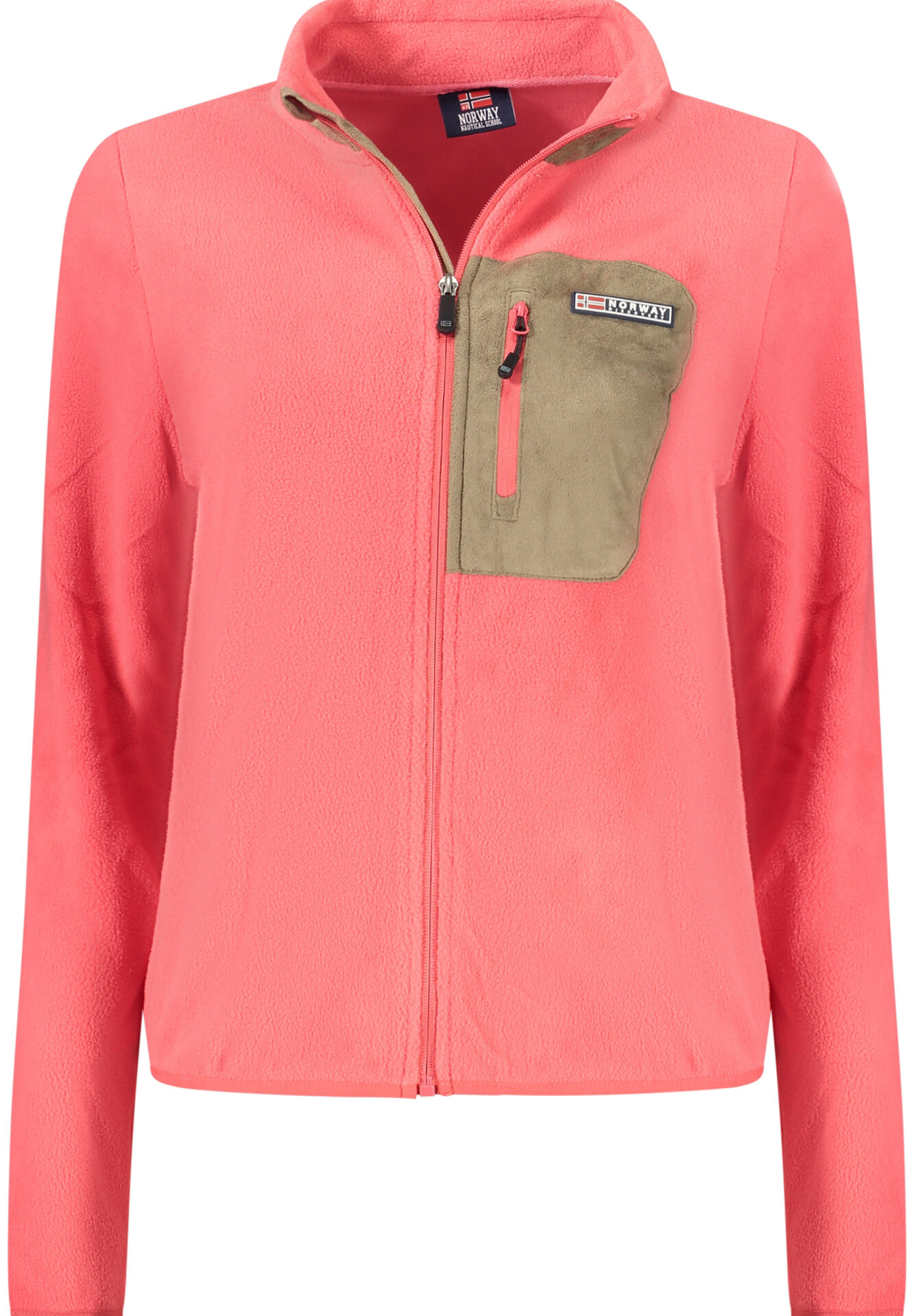NORWAY 1963 WOMEN'S PINK ZIP-UP SWEATSHIRT