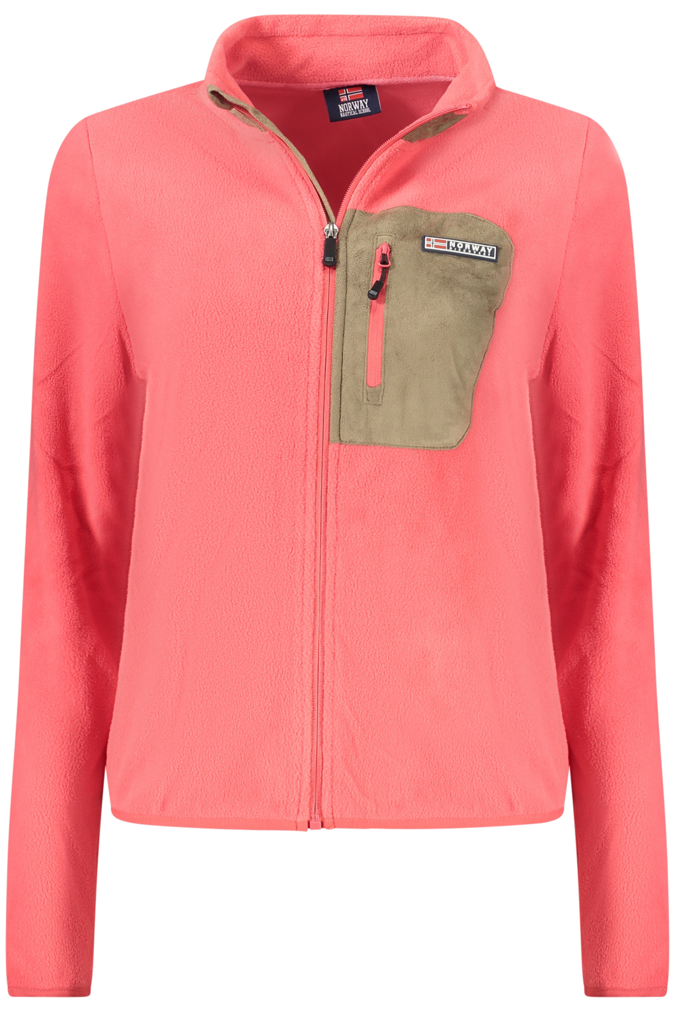 NORWAY 1963 WOMEN'S PINK ZIP-UP SWEATSHIRT NORWAY 1963 WOMEN'S PINK ZIP-UP SWEATSHIRT