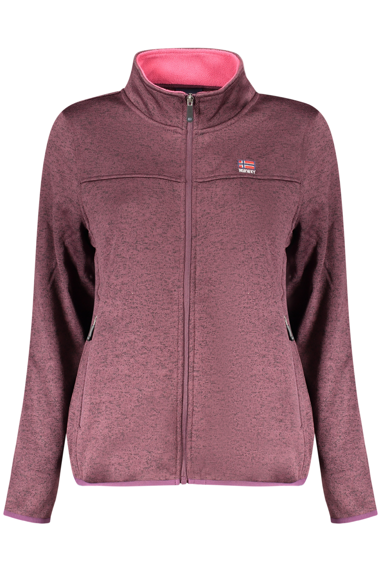 NORWAY 1963 WOMEN'S PURPLE ZIP-UP SWEATSHIRT NORWAY 1963 WOMEN'S PURPLE ZIP-UP SWEATSHIRT