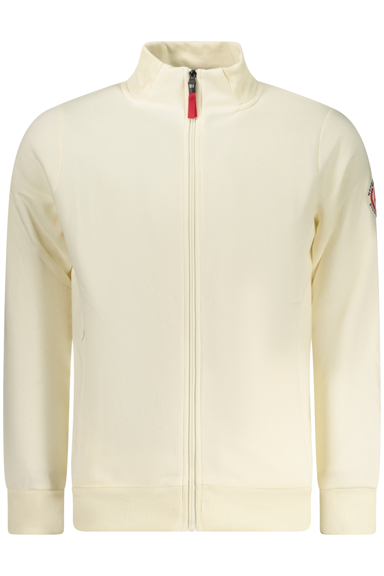 NORWAY 1963 MEN'S WHITE ZIP-UP SWEATSHIRT NORWAY 1963 MEN'S WHITE ZIP-UP SWEATSHIRT