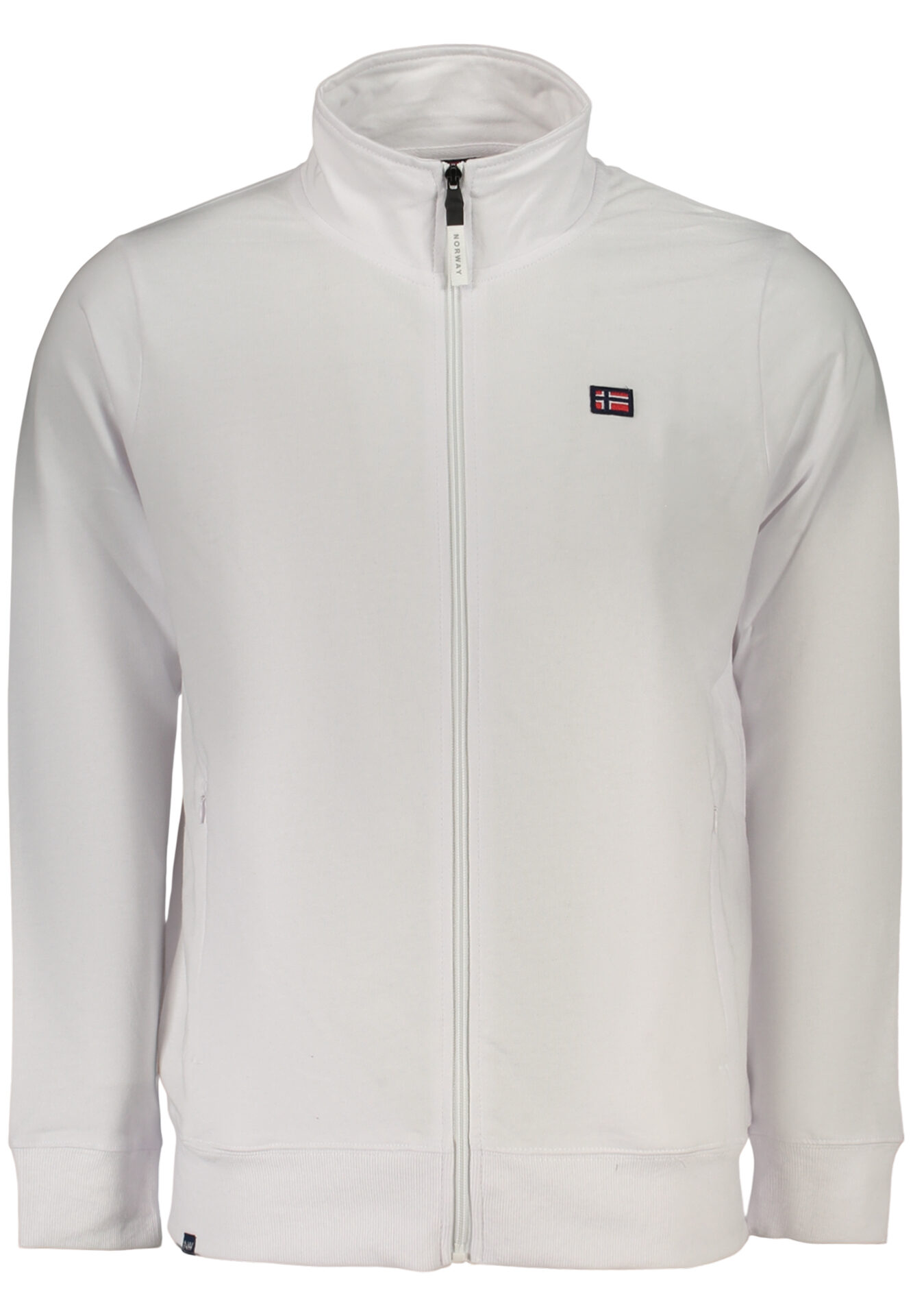 NORWAY 1963 MEN'S WHITE ZIP-UP SWEATSHIRT