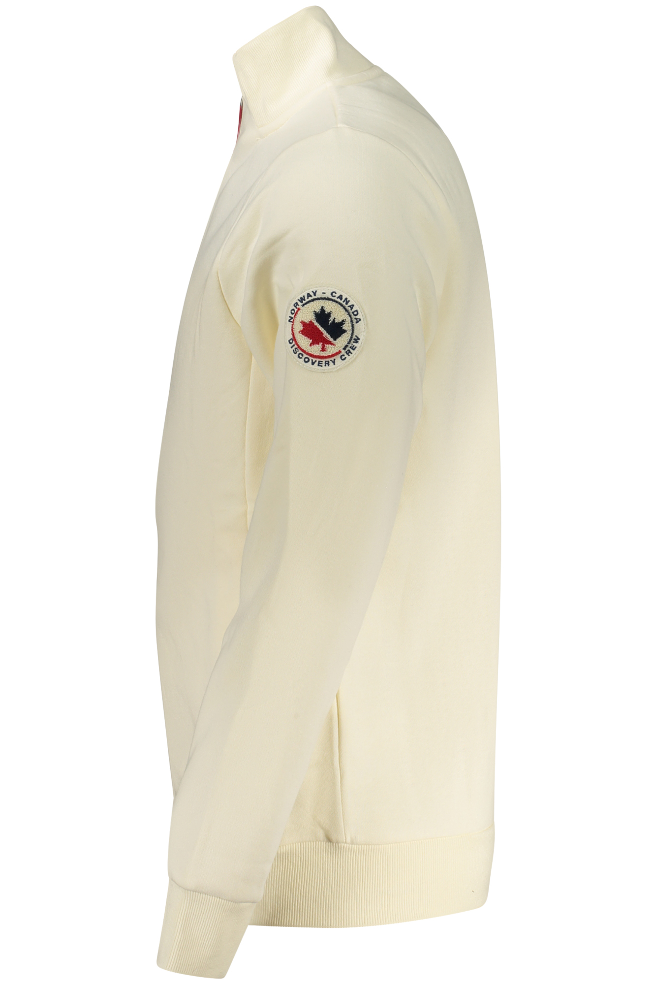 NORWAY 1963 MEN'S WHITE ZIP-UP SWEATSHIRT NORWAY 1963 MEN'S WHITE ZIP-UP SWEATSHIRT - Image 3