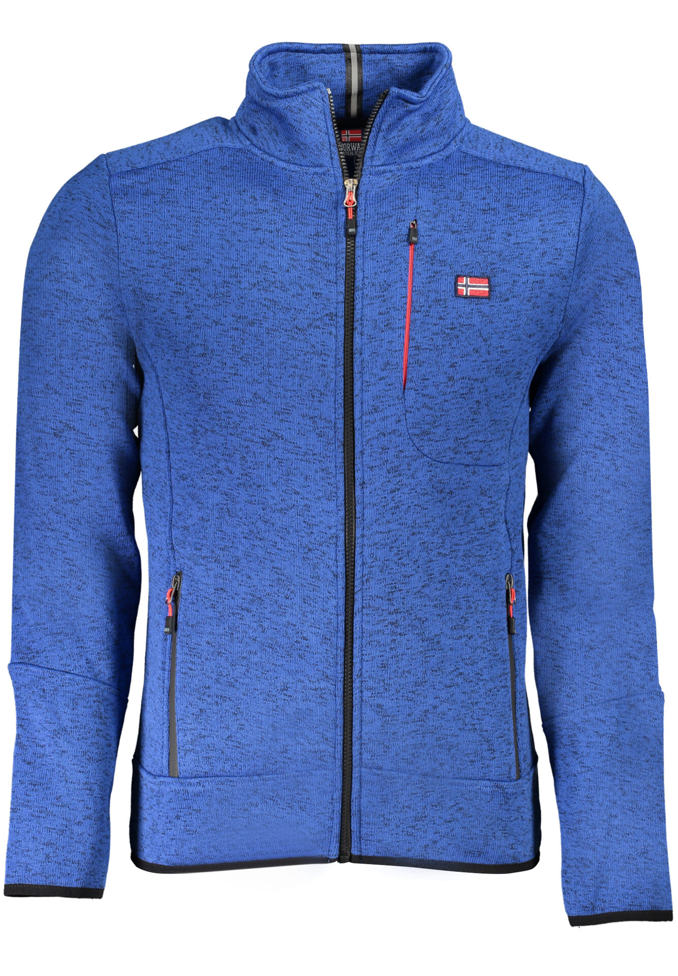 NORWAY 1963 MEN'S BLUE ZIP-UP SWEATSHIRT