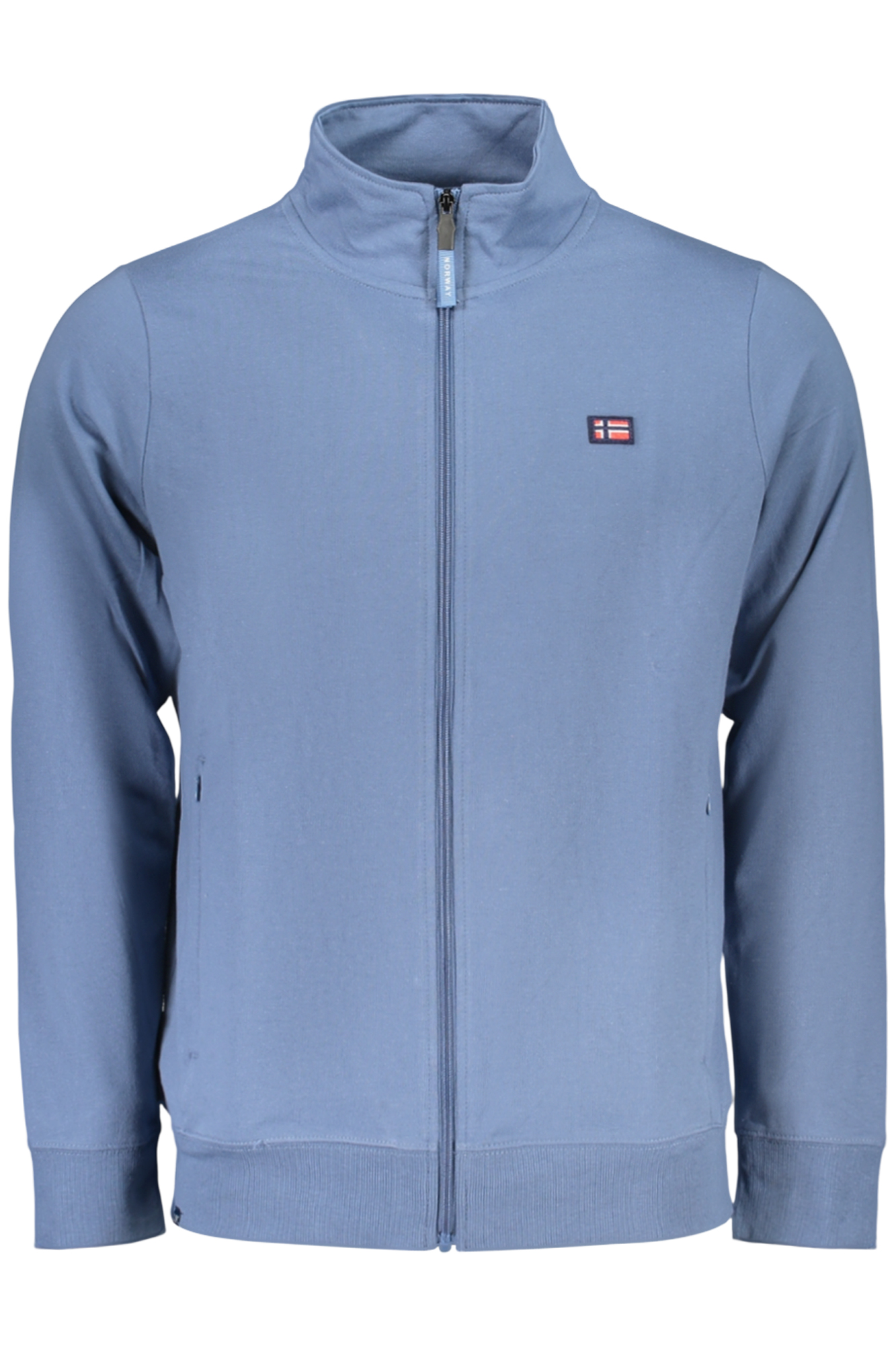 NORWAY 1963 MEN'S BLUE ZIP-UP SWEATSHIRT NORWAY 1963 MEN'S BLUE ZIP-UP SWEATSHIRT