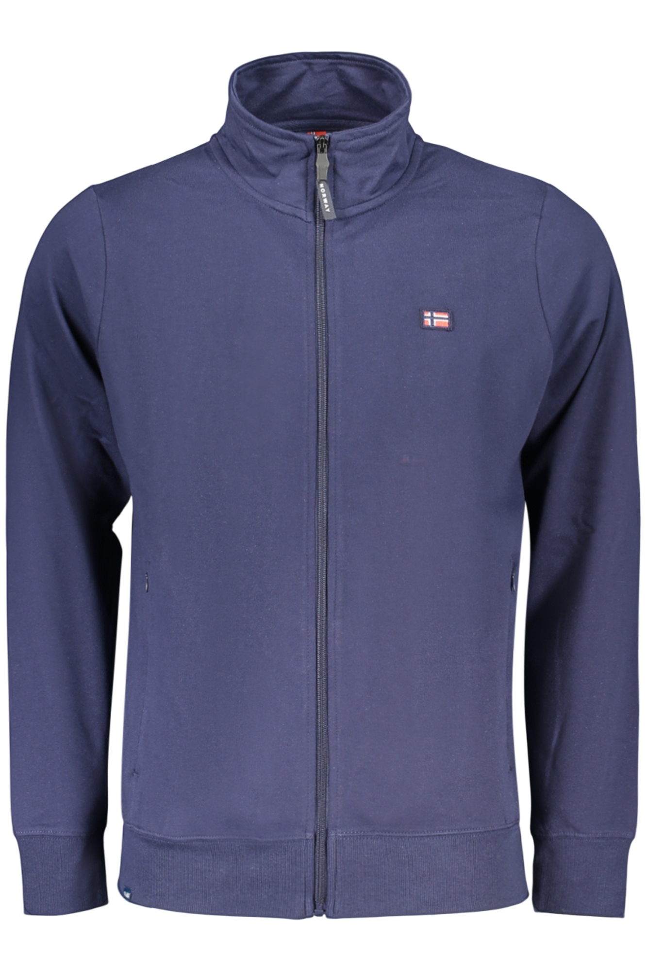 NORWAY 1963 MEN'S BLUE ZIP-UP SWEATSHIRT NORWAY 1963 MEN'S BLUE ZIP-UP SWEATSHIRT