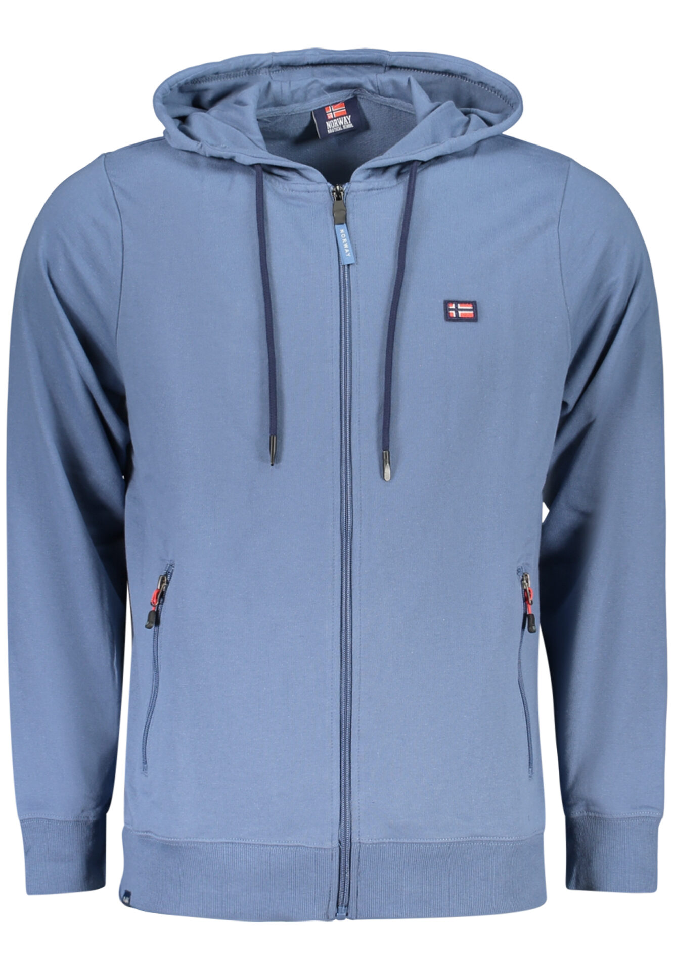 NORWAY 1963 MEN'S BLUE ZIP-UP SWEATSHIRT