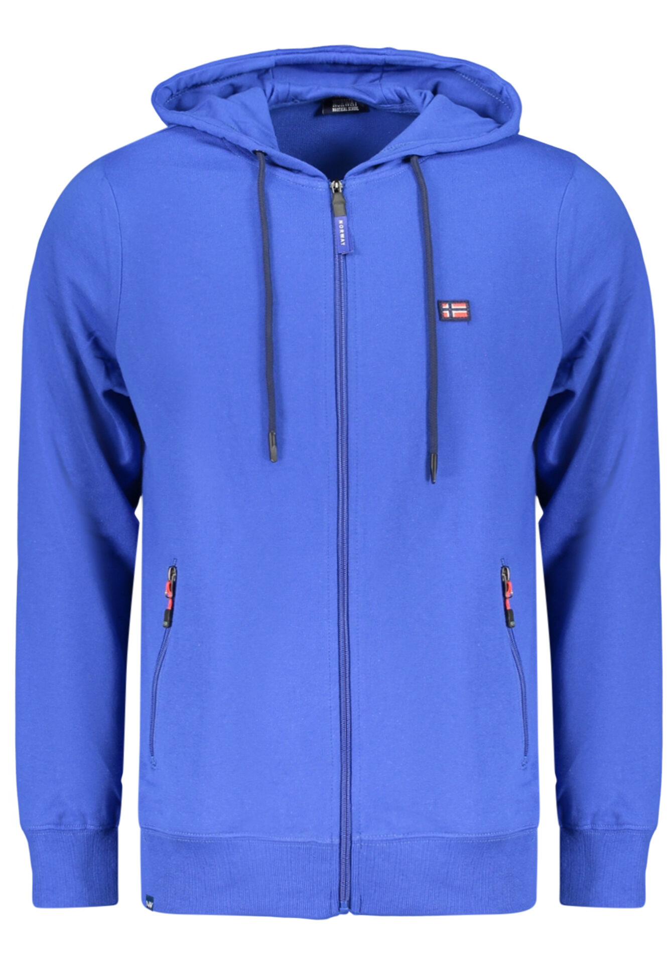 NORWAY 1963 MEN'S BLUE ZIP-UP SWEATSHIRT