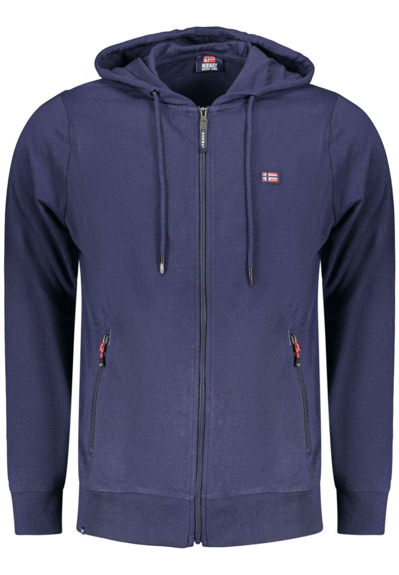NORWAY 1963 MEN'S BLUE ZIP-UP SWEATSHIRT