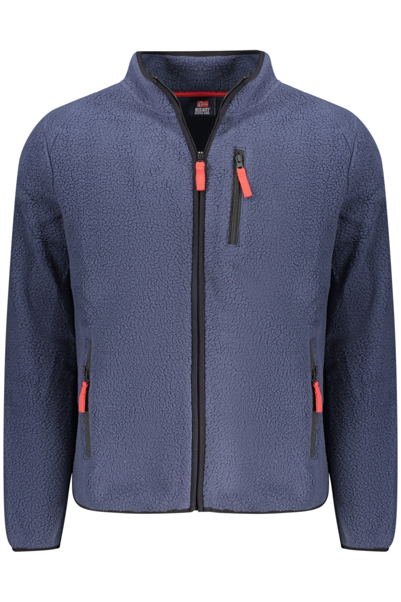 NORWAY 1963 MEN'S BLUE ZIP-UP SWEATSHIRT NORWAY 1963 MEN'S BLUE ZIP-UP SWEATSHIRT