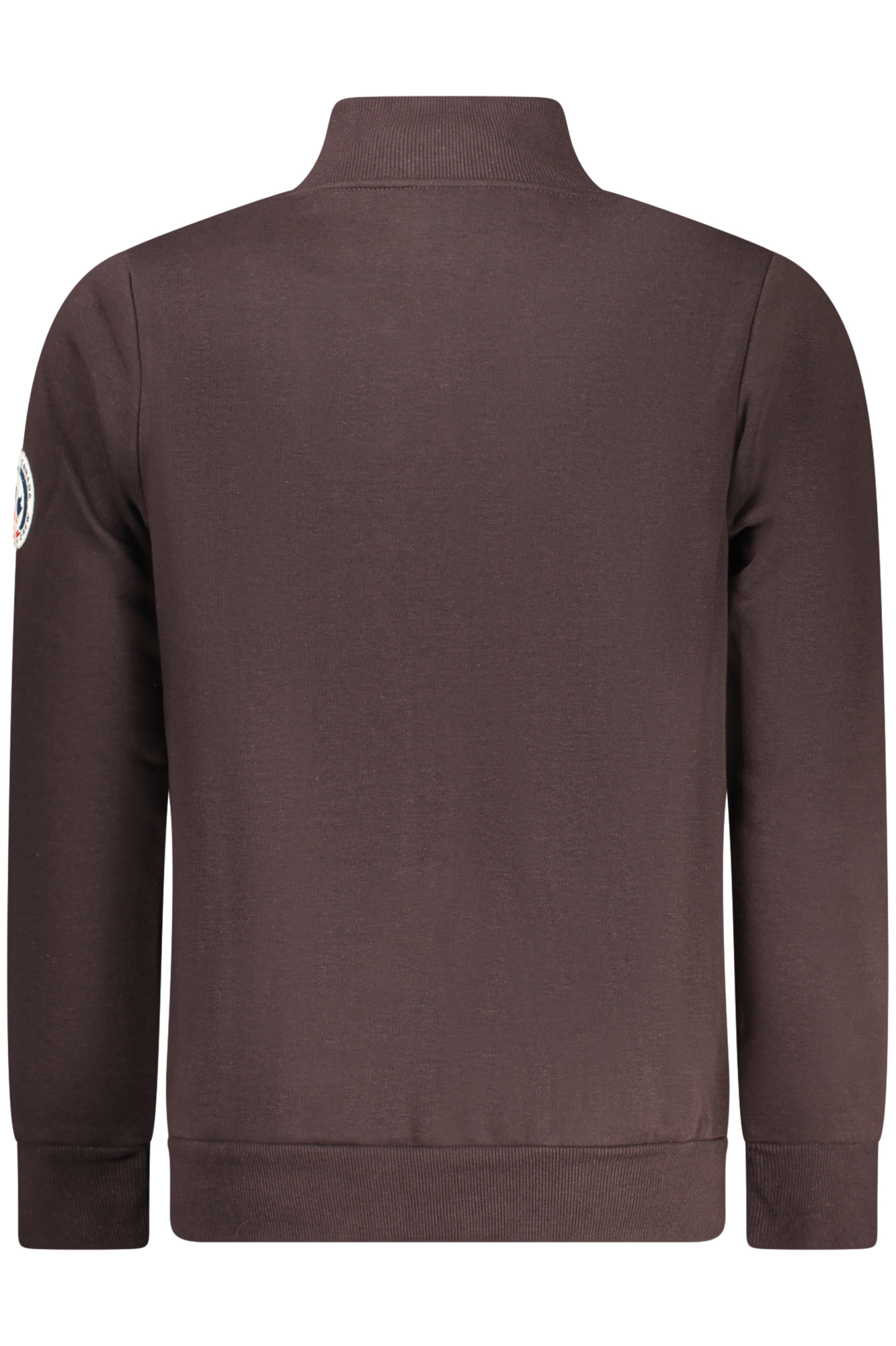 NORWAY 1963 MEN'S BROWN ZIP-UP SWEATSHIRT NORWAY 1963 MEN'S BROWN ZIP-UP SWEATSHIRT - Image 2