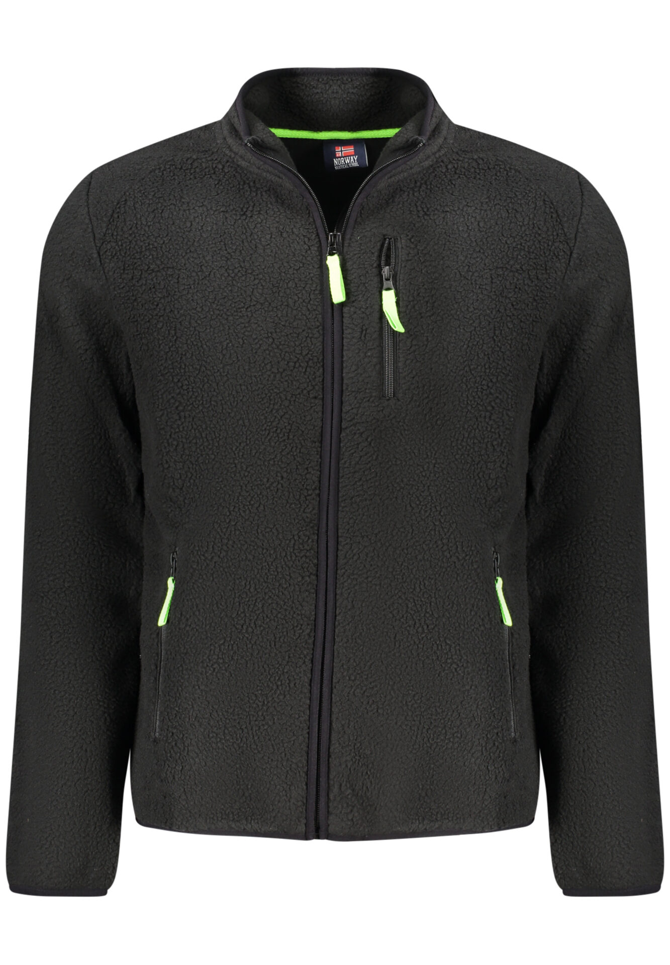 NORWAY 1963 MEN'S BLACK ZIP-UP SWEATSHIRT