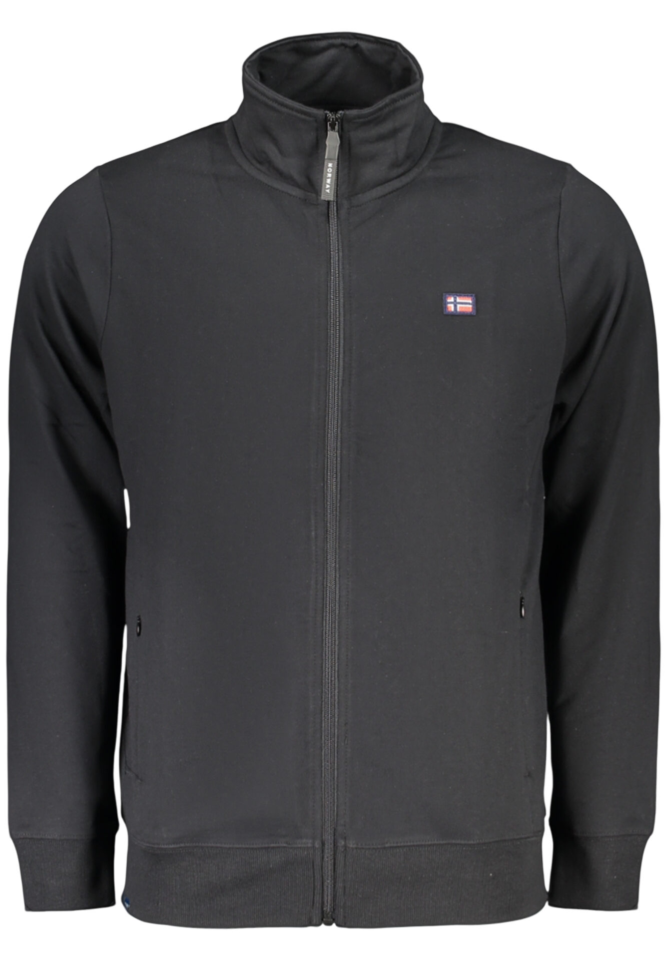 NORWAY 1963 MEN'S BLACK ZIP-UP SWEATSHIRT