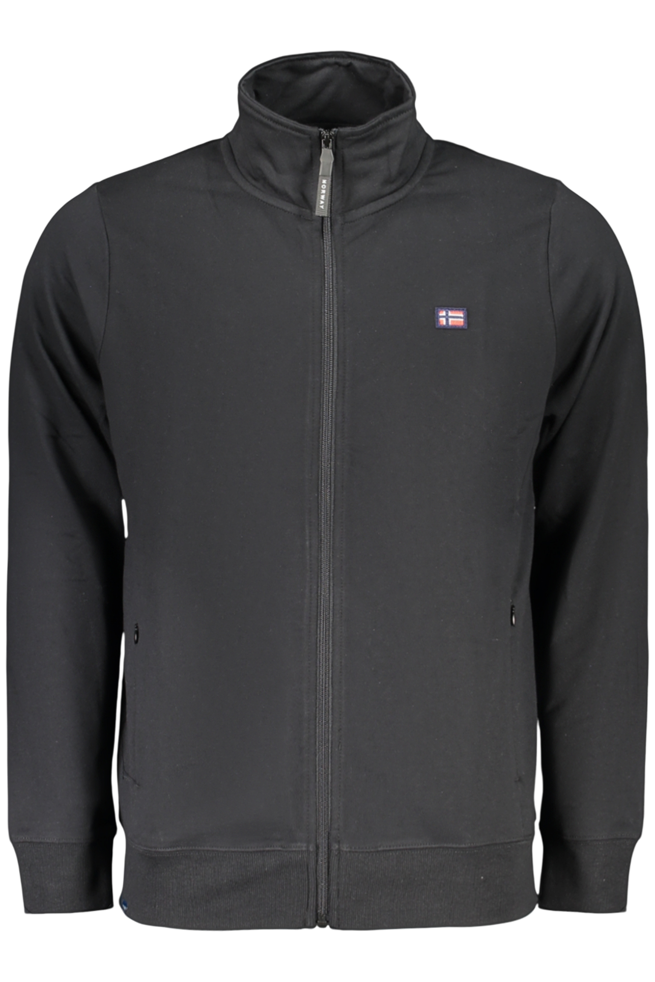 NORWAY 1963 MEN'S BLACK ZIP-UP SWEATSHIRT NORWAY 1963 MEN'S BLACK ZIP-UP SWEATSHIRT