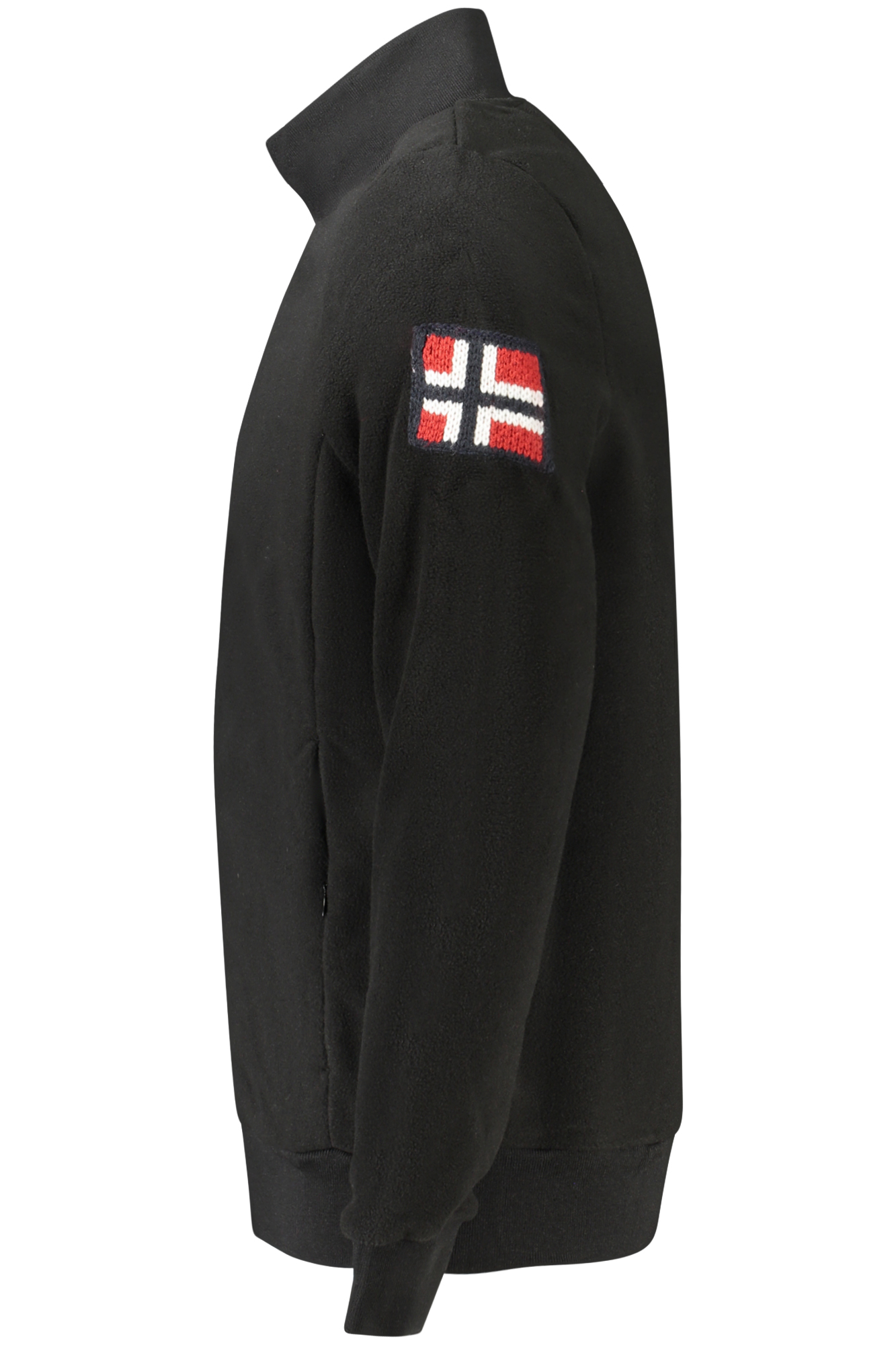 NORWAY 1963 MEN'S BLACK ZIP-UP SWEATSHIRT NORWAY 1963 MEN'S BLACK ZIP-UP SWEATSHIRT - Image 3