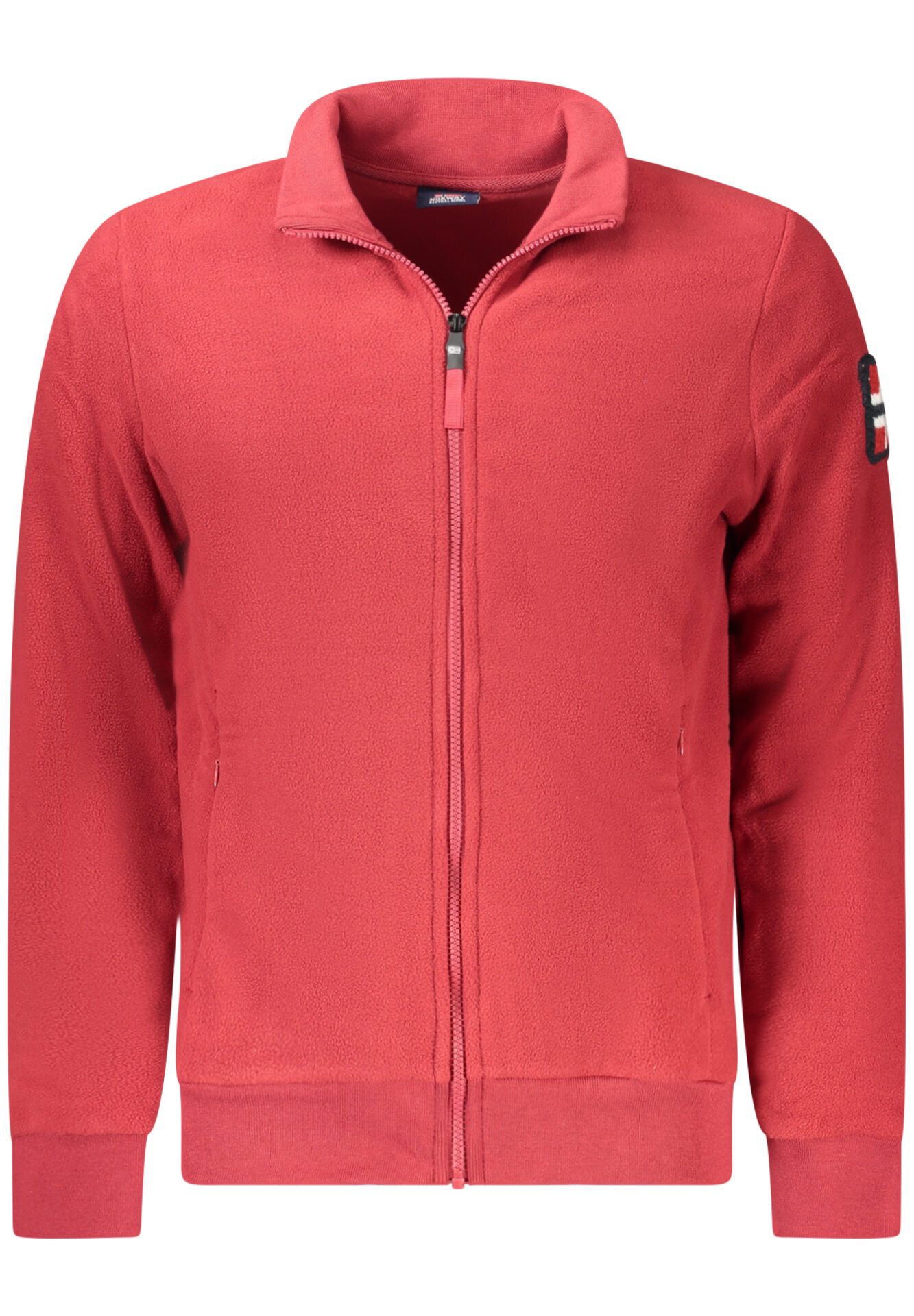 NORWAY 1963 MEN'S RED ZIP-UP SWEATSHIRT
