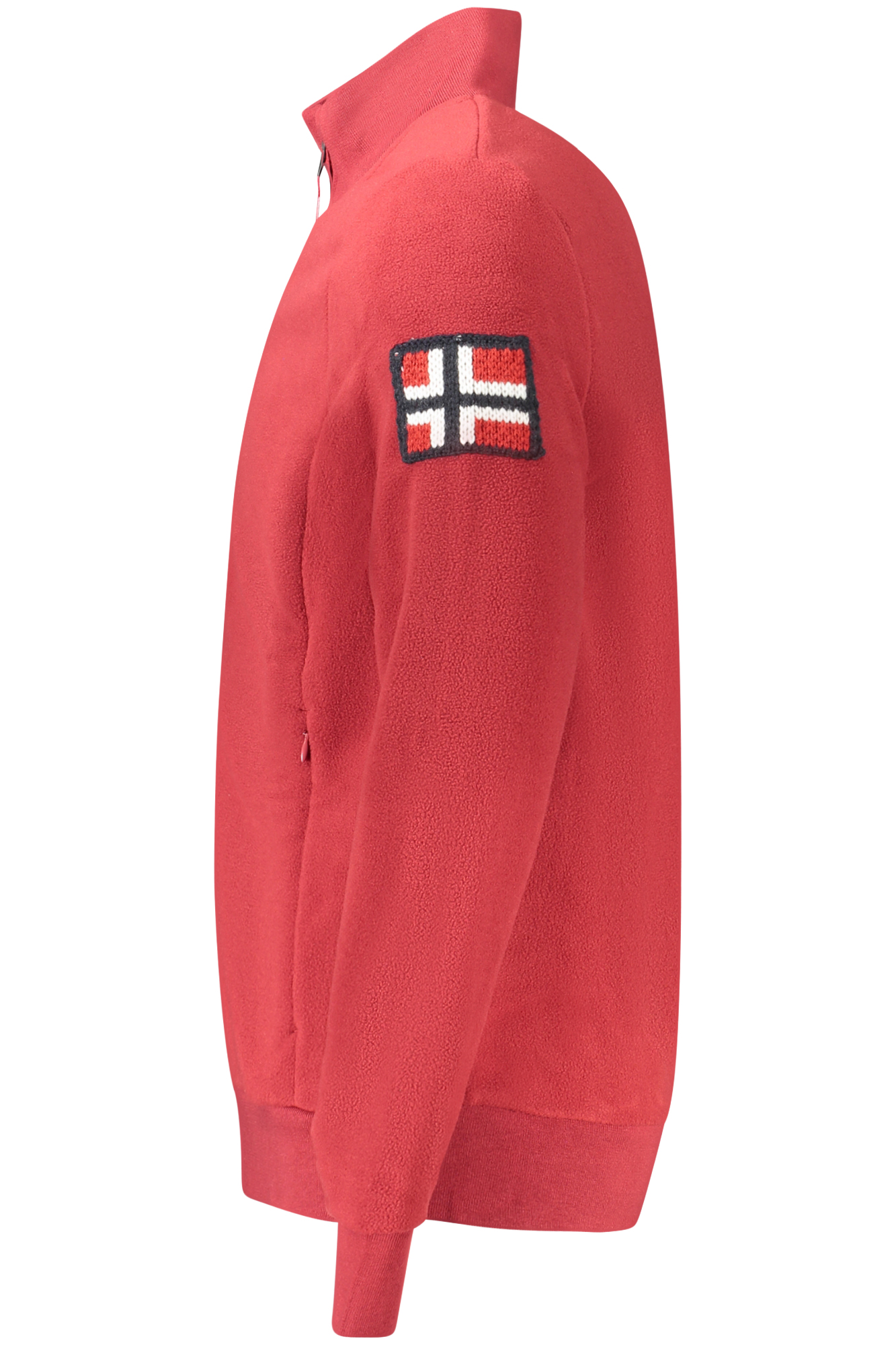 NORWAY 1963 MEN'S RED ZIP-UP SWEATSHIRT NORWAY 1963 MEN'S RED ZIP-UP SWEATSHIRT - Image 3