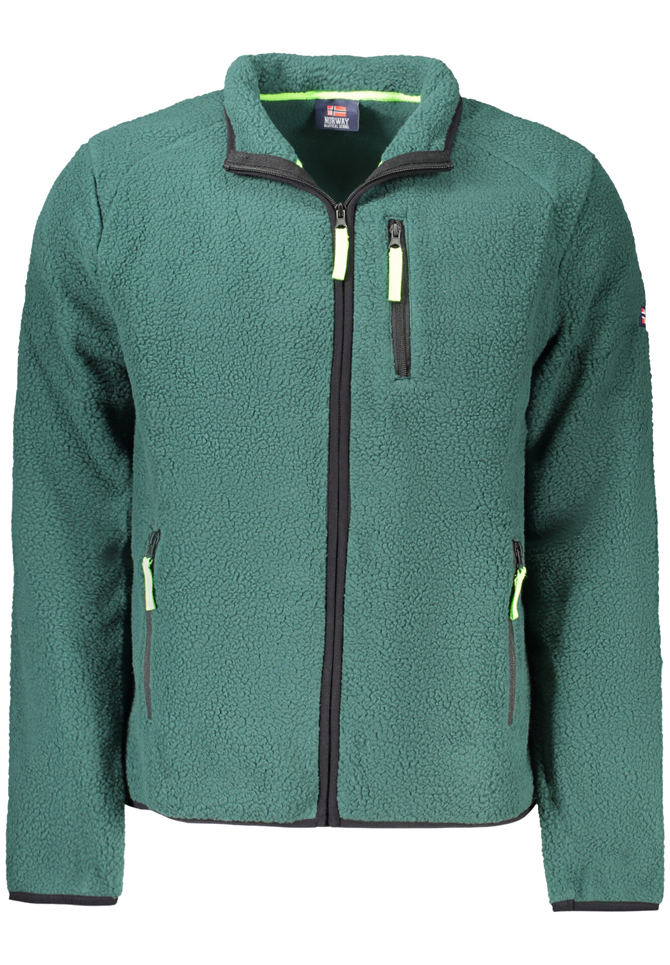 NORWAY 1963 MEN'S GREEN ZIP-UP SWEATSHIRT