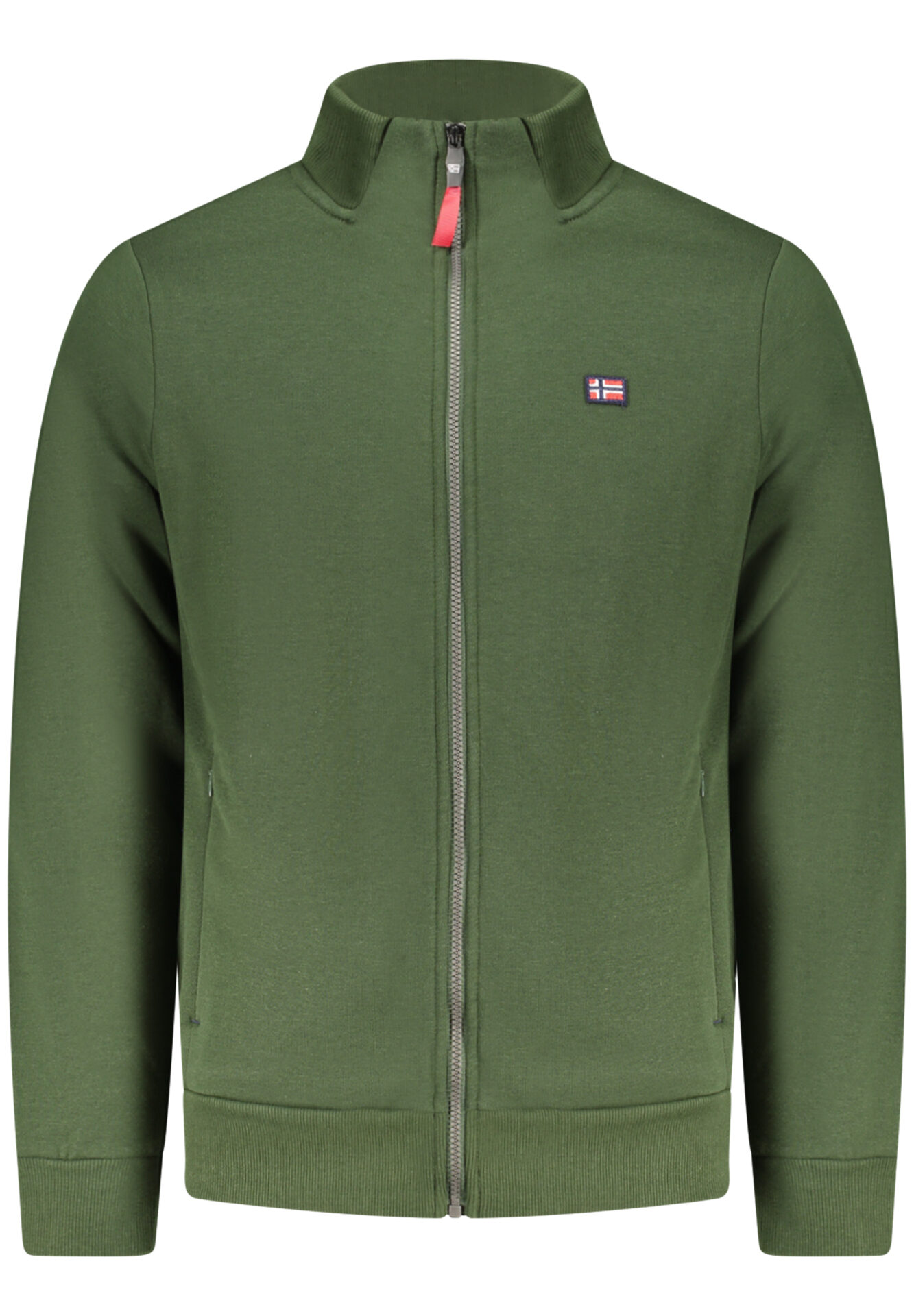 NORWAY 1963 MEN'S GREEN ZIP-UP SWEATSHIRT