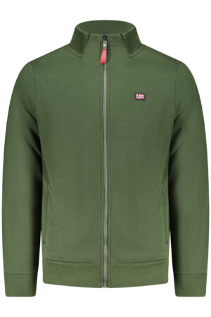 NORWAY 1963 MEN'S GREEN ZIP-UP SWEATSHIRT