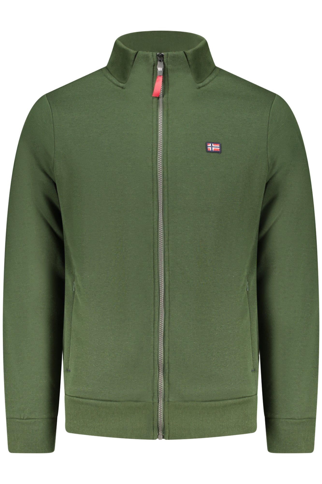 NORWAY 1963 MEN'S GREEN ZIP-UP SWEATSHIRT NORWAY 1963 MEN'S GREEN ZIP-UP SWEATSHIRT