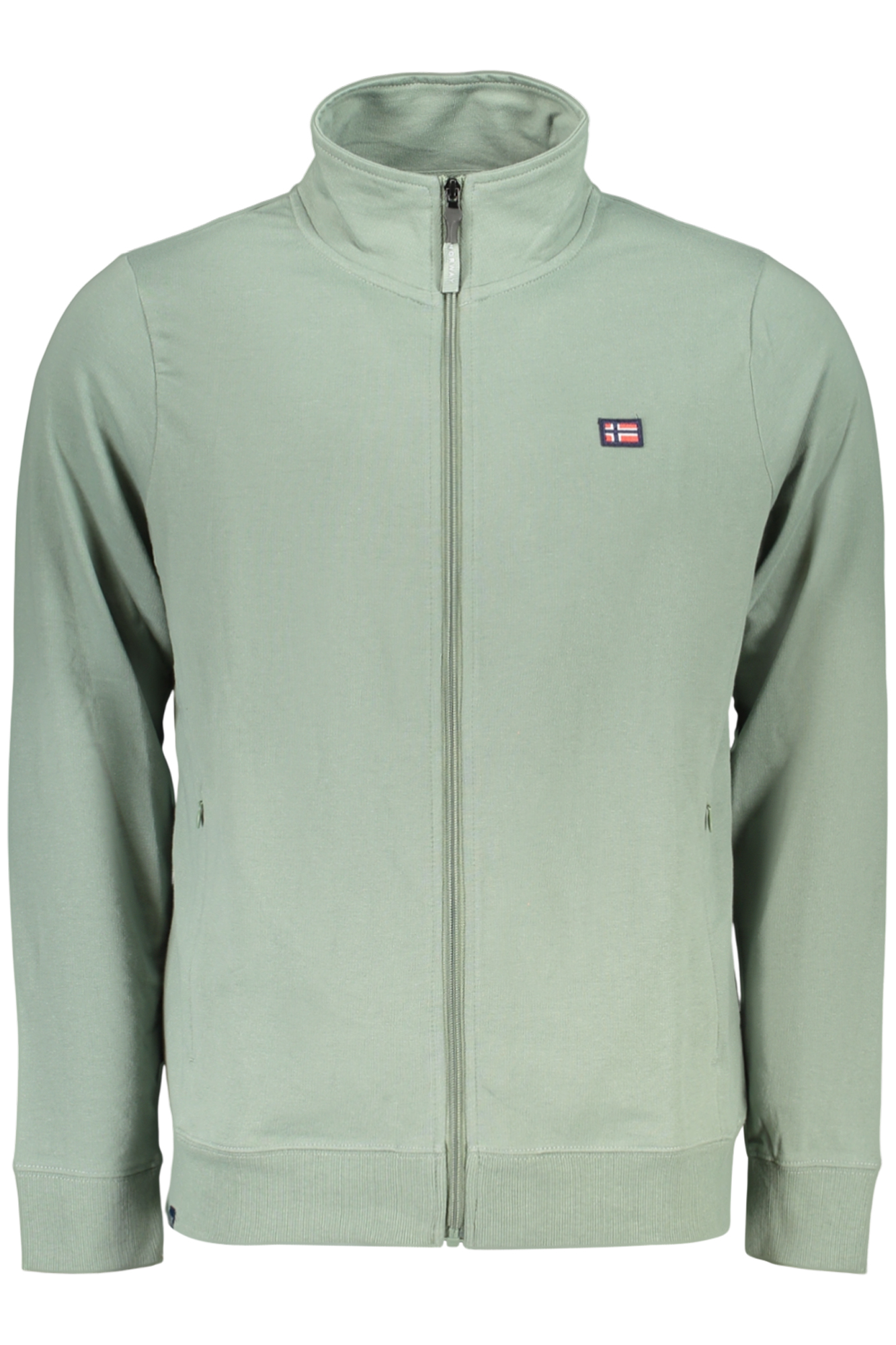 NORWAY 1963 MEN'S GREEN ZIP-UP SWEATSHIRT NORWAY 1963 MEN'S GREEN ZIP-UP SWEATSHIRT