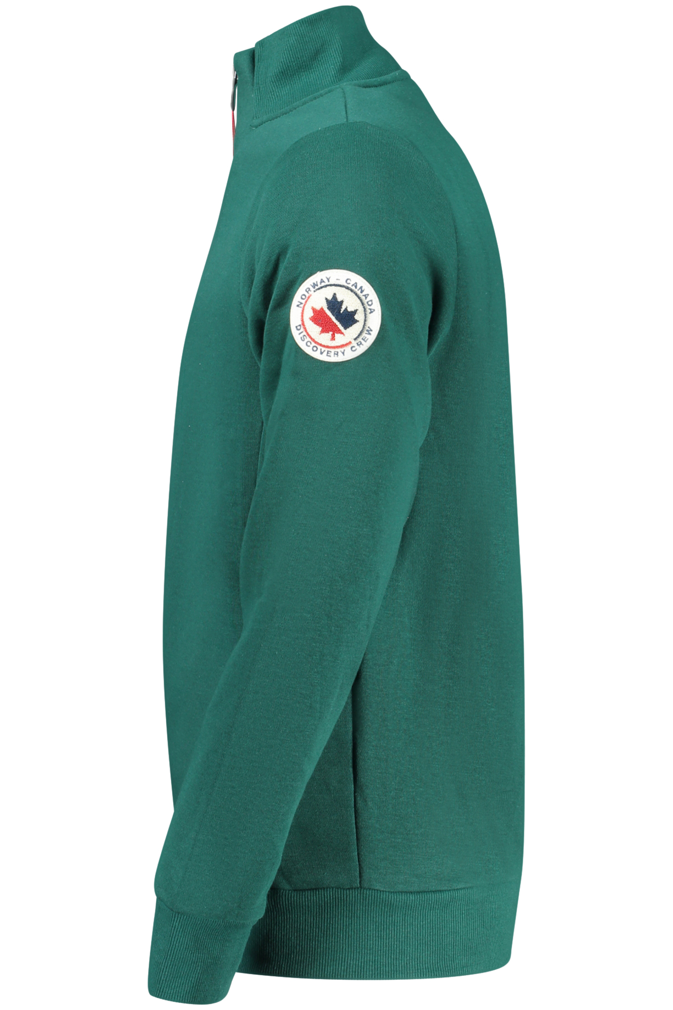 NORWAY 1963 MEN'S GREEN ZIP-UP SWEATSHIRT NORWAY 1963 MEN'S GREEN ZIP-UP SWEATSHIRT - Image 2