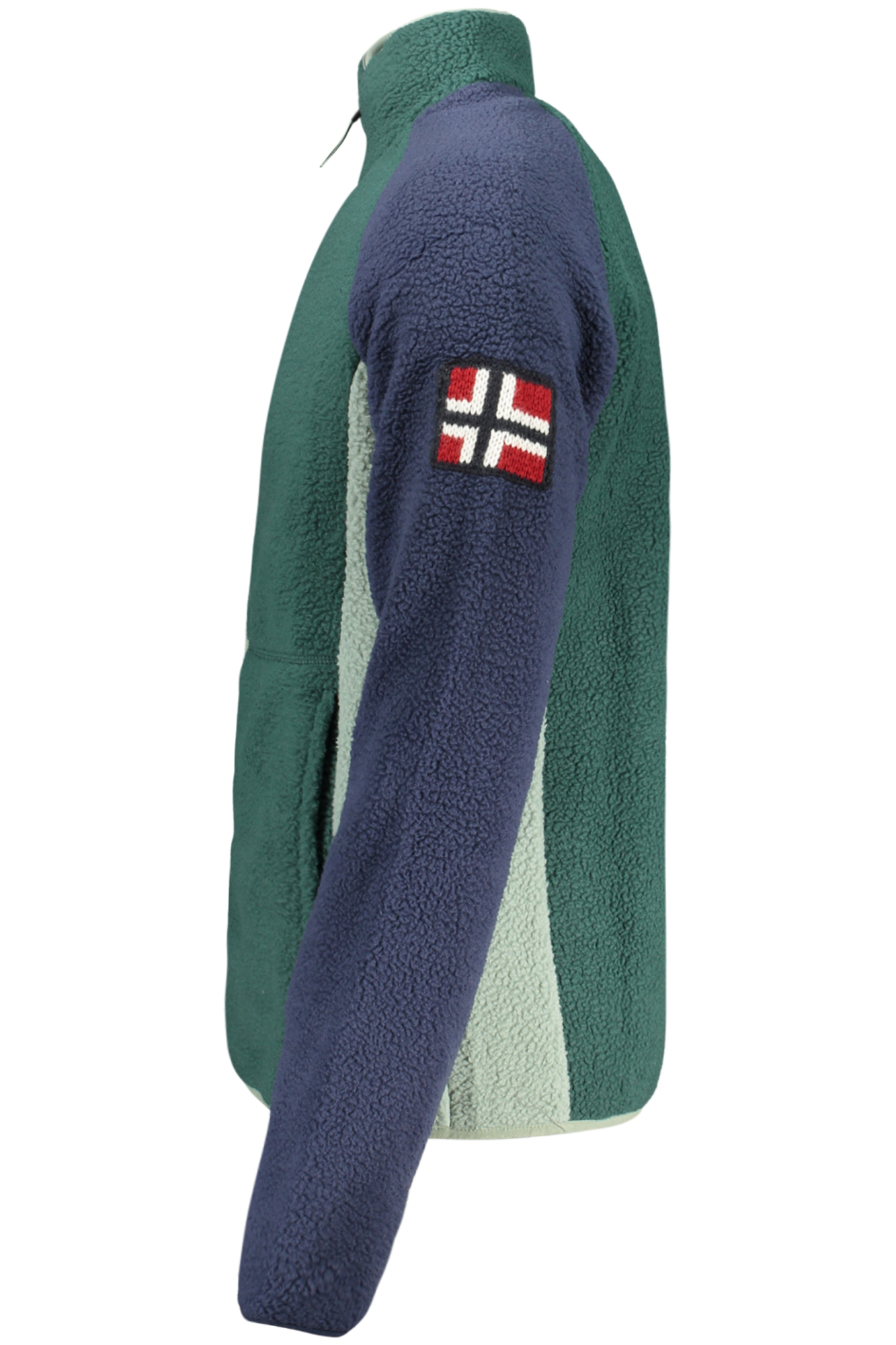 NORWAY 1963 MEN'S GREEN ZIP-UP SWEATSHIRT NORWAY 1963 MEN'S GREEN ZIP-UP SWEATSHIRT - Image 3