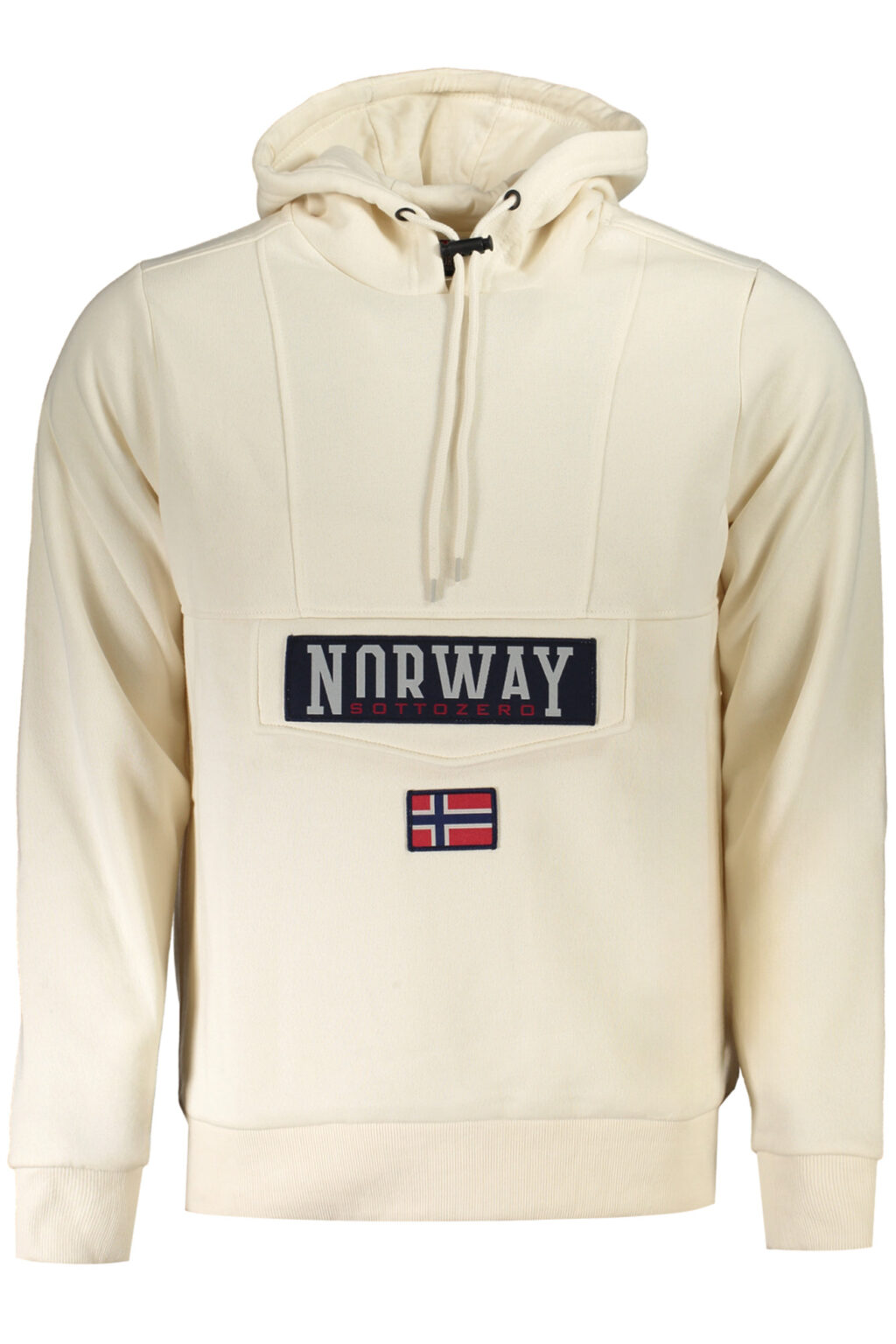 norway1963felpasenzazipuomobeige_1 NORWAY 1963 smėlio spalvos vyriškas džemperis su užtrauktuku