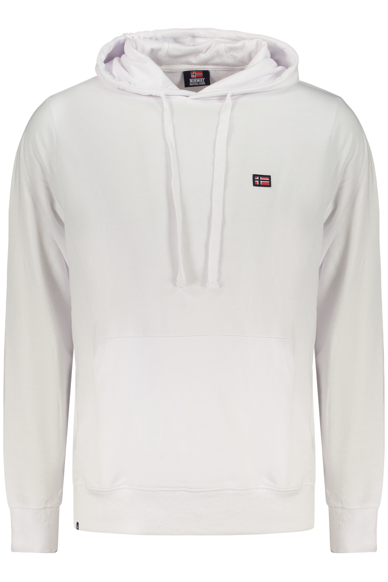NORWAY 1963 MEN'S WHITE ZIP-UP SWEATSHIRT NORWAY 1963 MEN'S WHITE ZIP-UP SWEATSHIRT