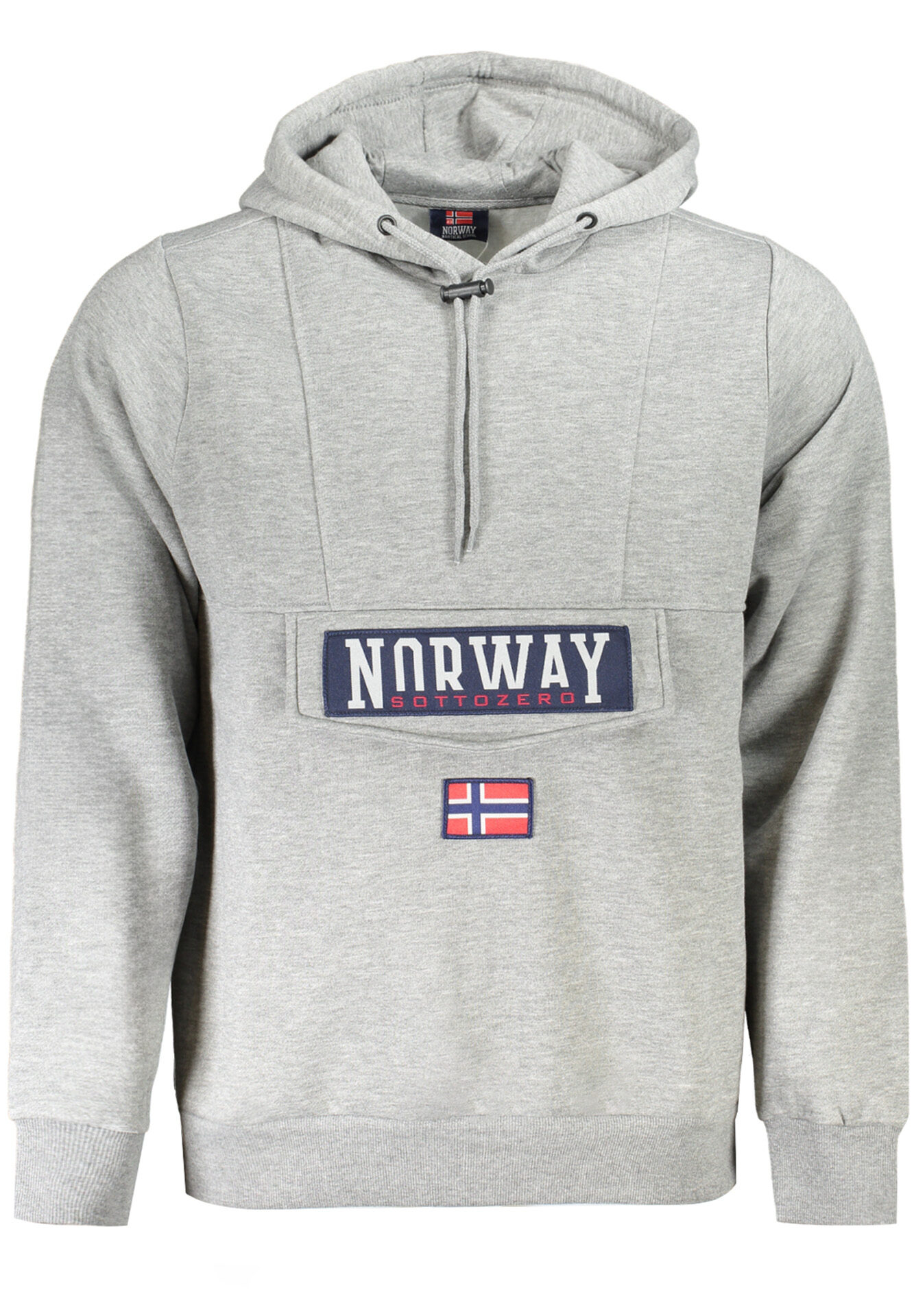 NORWAY 1963 MEN'S ZIP-UP SWEATSHIRT GREY