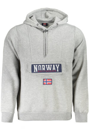 NORWAY 1963 pilkas vyriškas džemperis su užtrauktuku