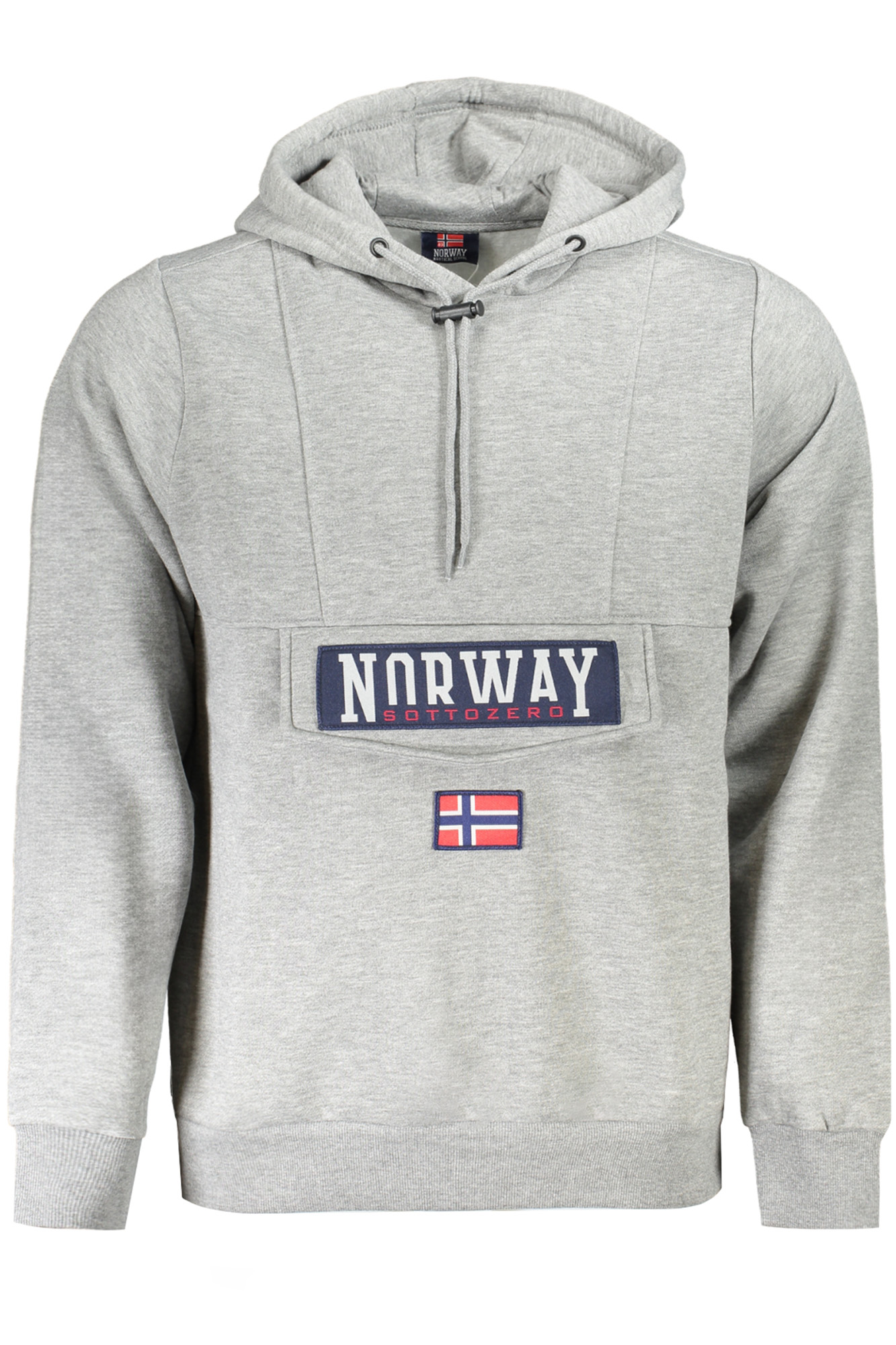NORWAY 1963 pilkas vyriškas džemperis su užtrauktuku NORWAY 1963 pilkas vyriškas džemperis su užtrauktuku