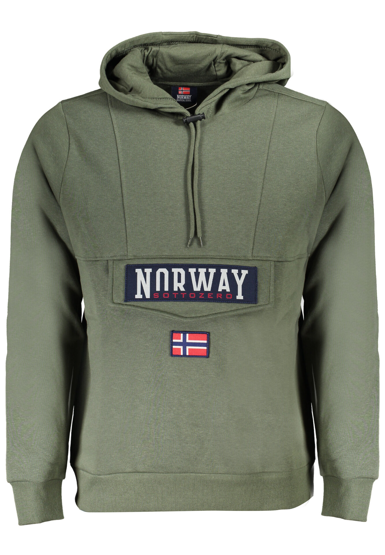 NORWAY 1963 MEN'S ZIP-UP SWEATSHIRT GREEN