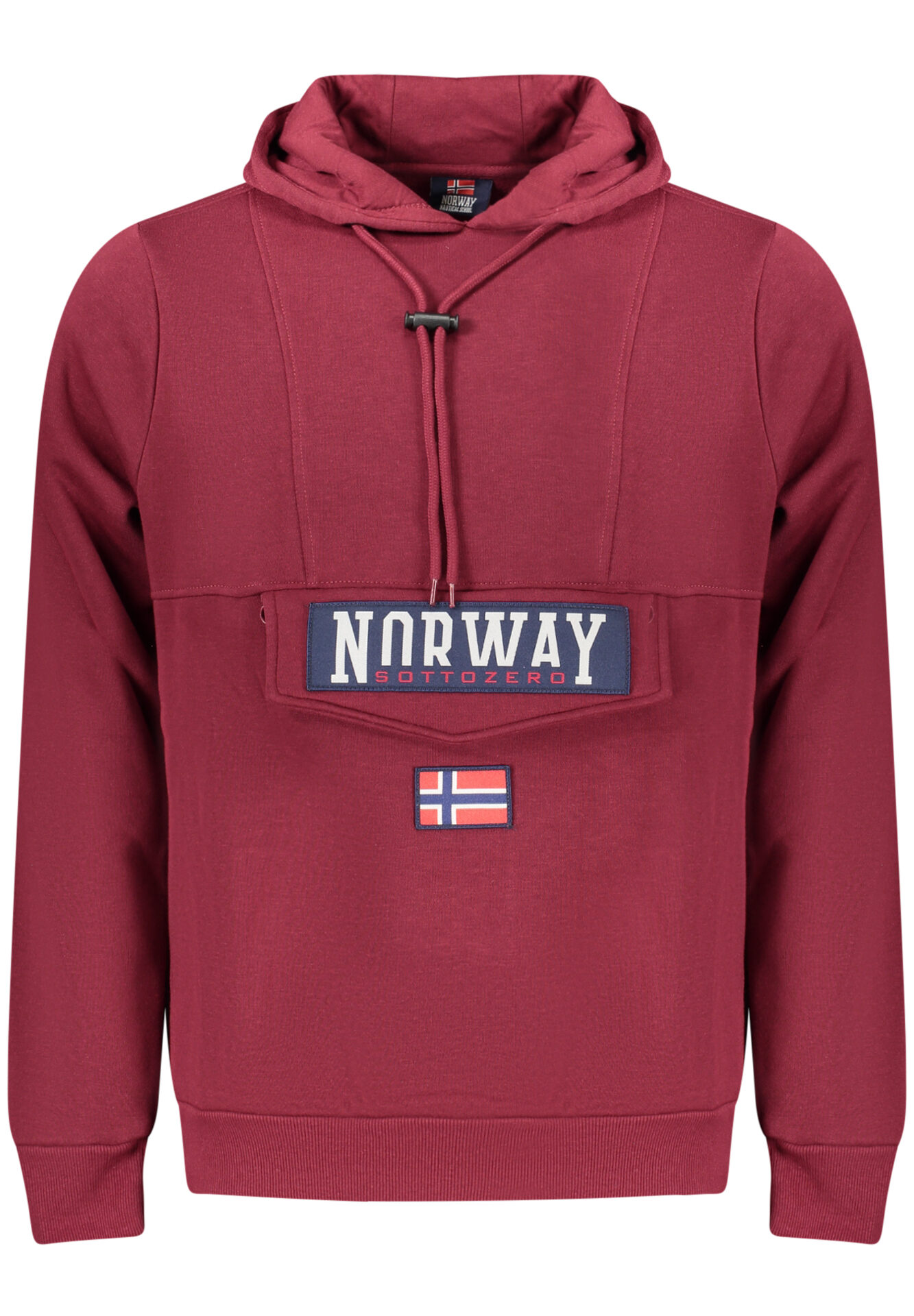 NORWAY 1963 MEN'S PURPLE ZIP-UP SWEATSHIRT