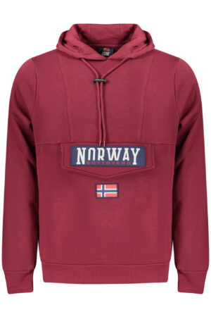 NORWAY 1963 MEN'S PURPLE ZIP-UP SWEATSHIRT