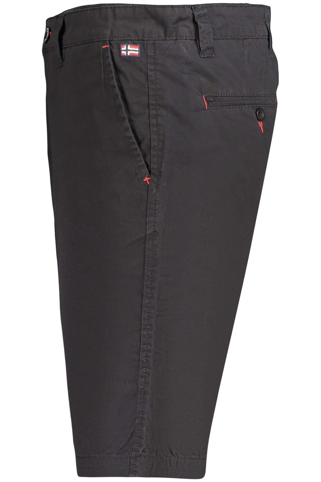 NORWAY 1963 MEN'S BLACK BERMUDA SHORTS NORWAY 1963 MEN'S BLACK BERMUDA SHORTS - Image 3