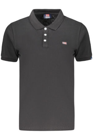 NORWAY 1963 WOMEN'S SHORT-SLEEVE POLO SHIRT, BLACK