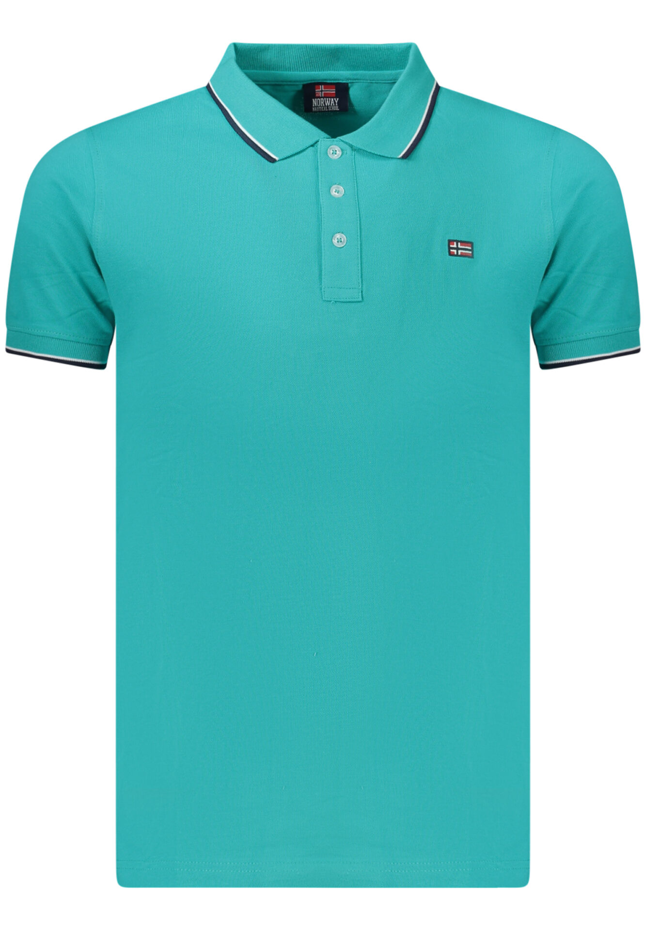 NORWAY 1963 MEN'S SHORT-SLEEVED POLO SHIRT, BLUE