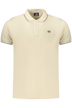 NORWAY 1963 MEN'S SHORT-SLEEVE POLO SHIRT, BEIGE