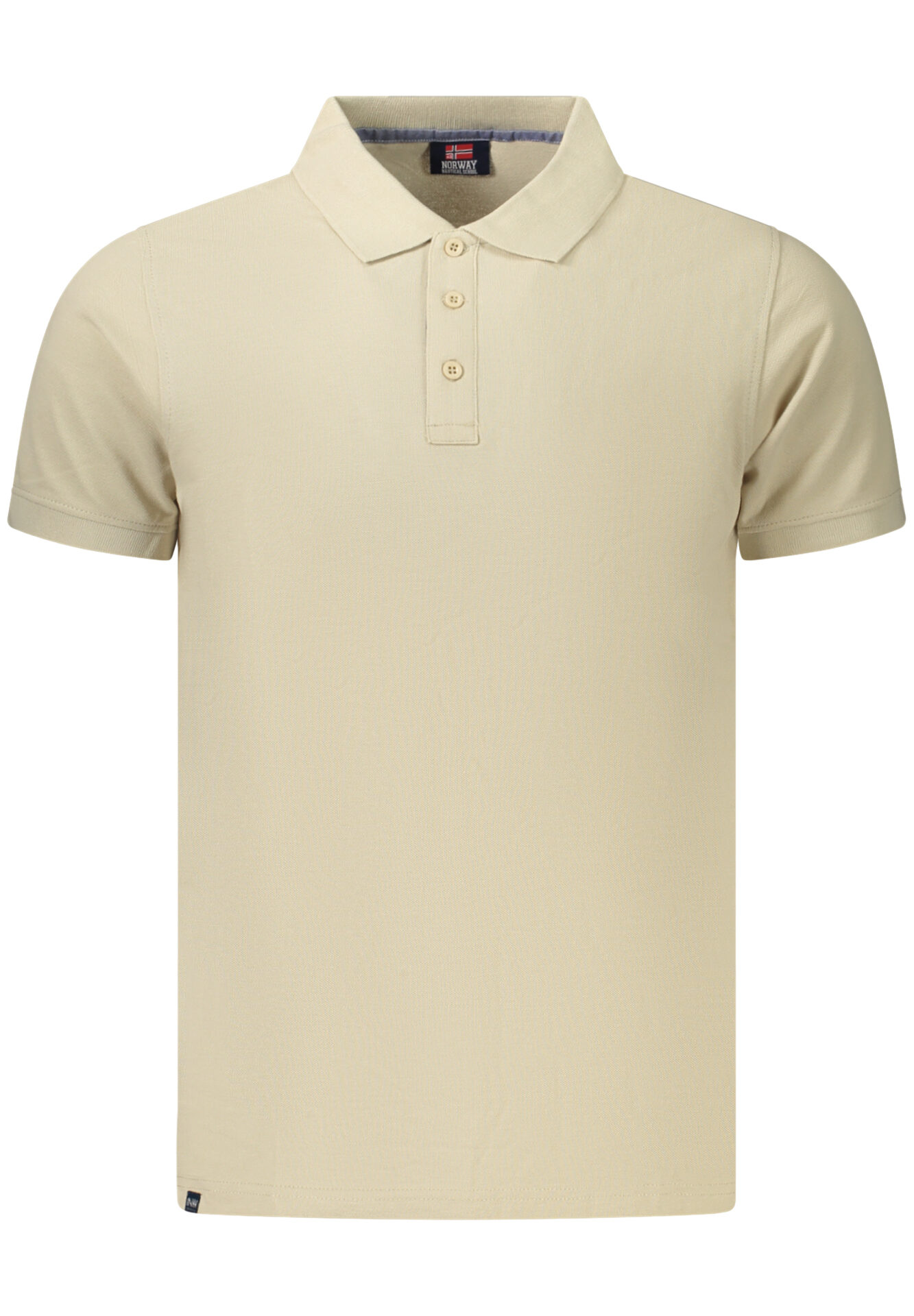 NORWAY 1963 MEN'S SHORT-SLEEVE POLO SHIRT, BEIGE