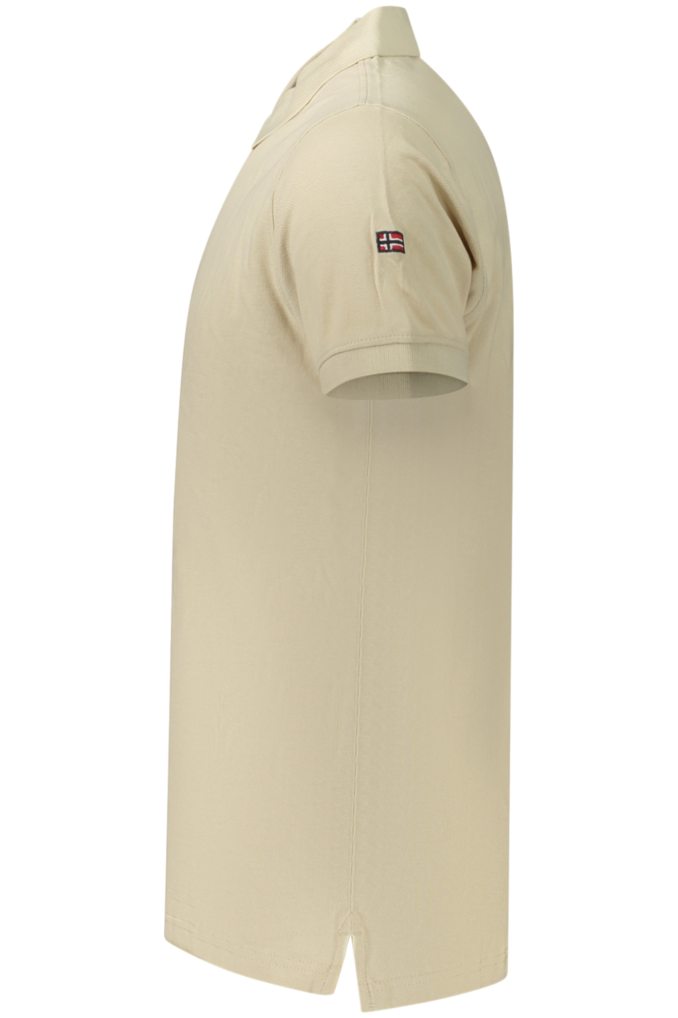 NORWAY 1963 MEN'S SHORT-SLEEVE POLO SHIRT, BEIGE NORWAY 1963 MEN'S SHORT-SLEEVE POLO SHIRT, BEIGE - Image 3