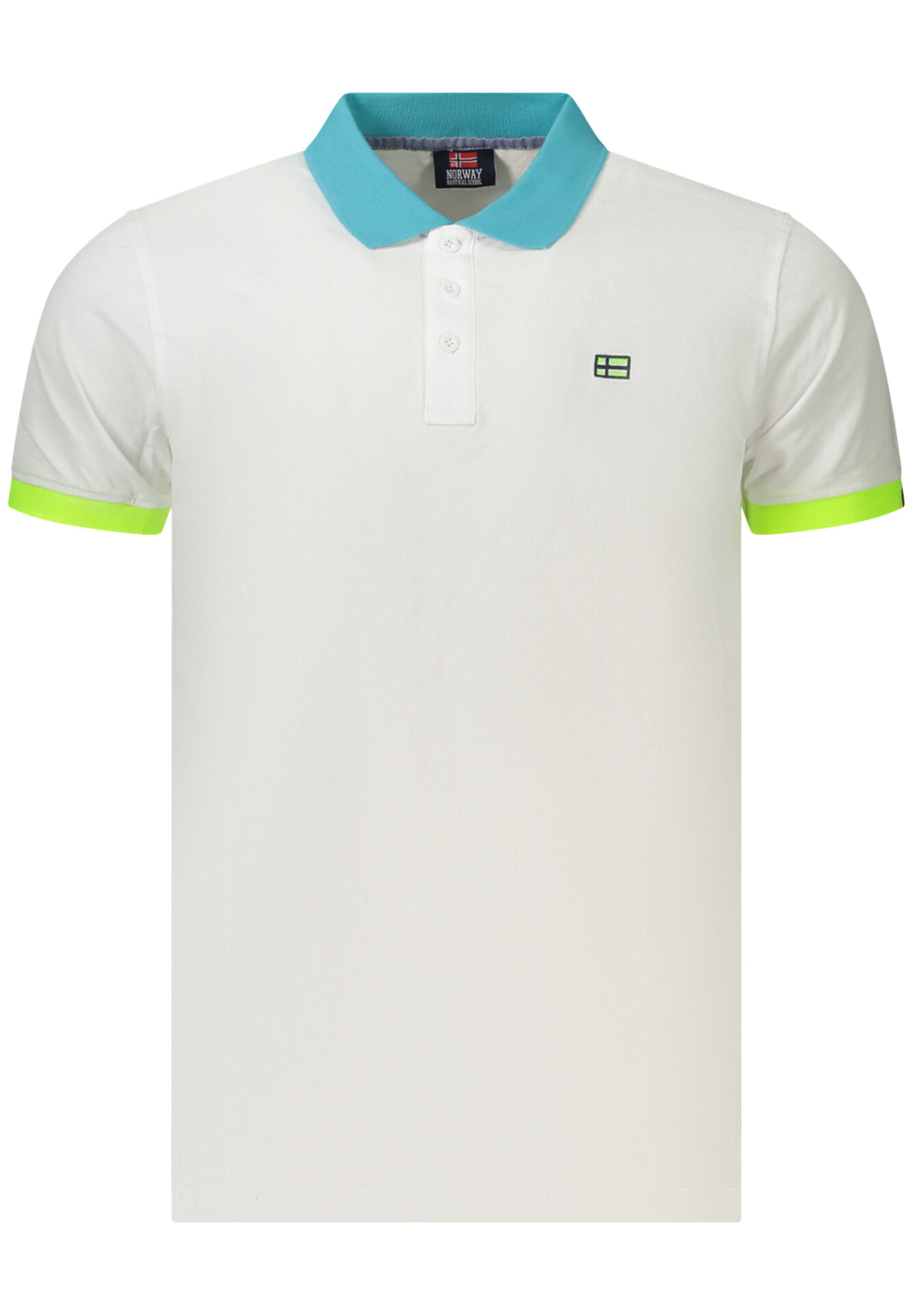 NORWAY 1963 MEN'S SHORT-SLEEVED POLO SHIRT WHITE