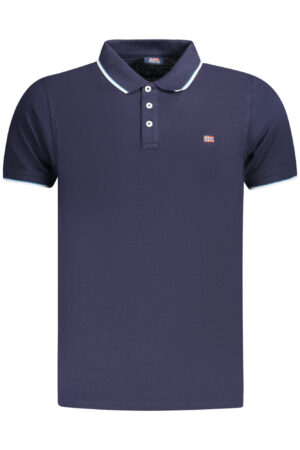 NORWAY 1963 MEN'S SHORT SLEEVE POLO BLUE